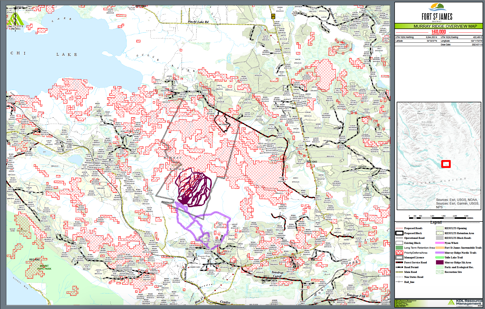 Murray Ridge Community Forest Old Growth Map