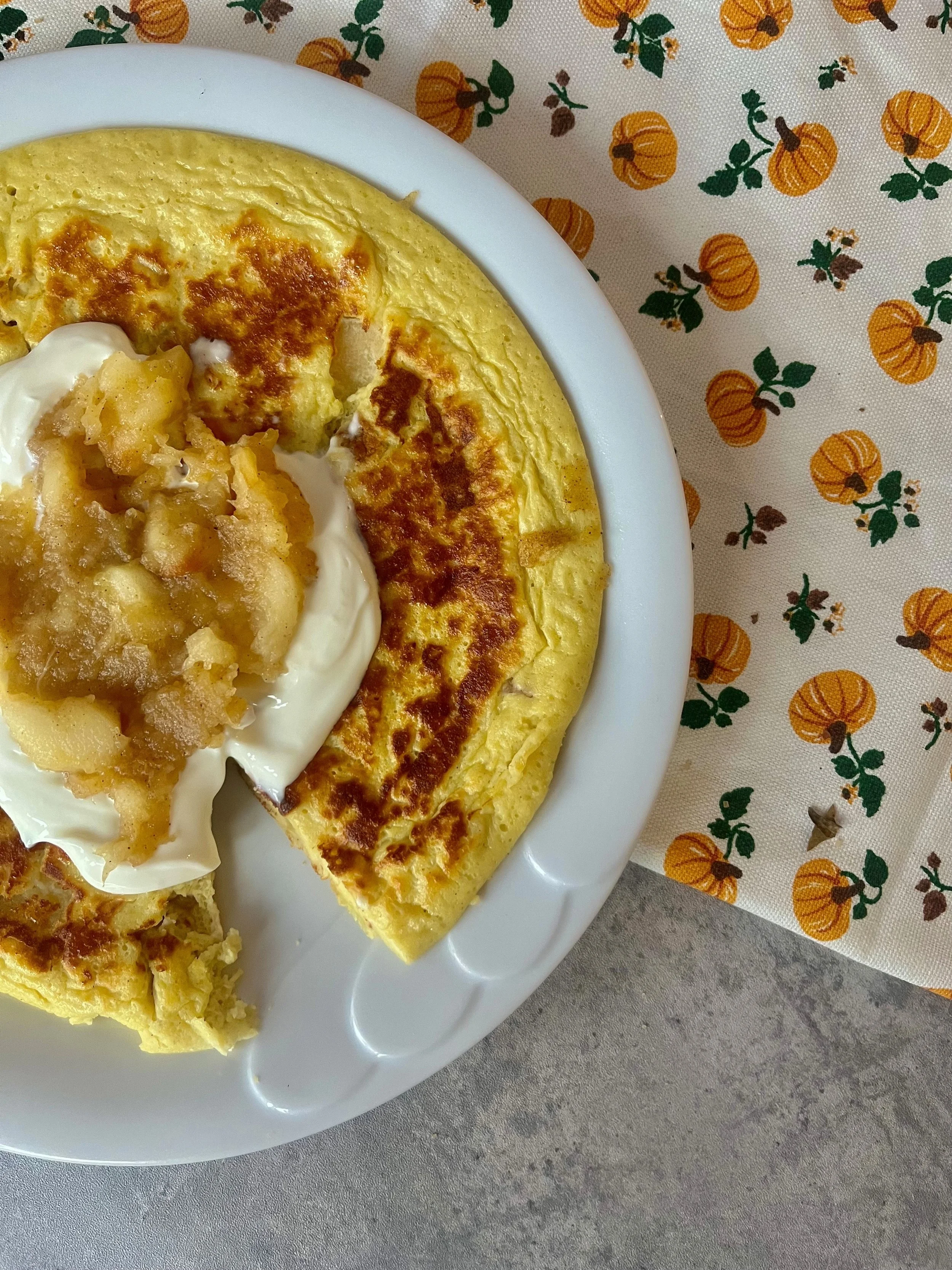 Omlet à la szarlotka
