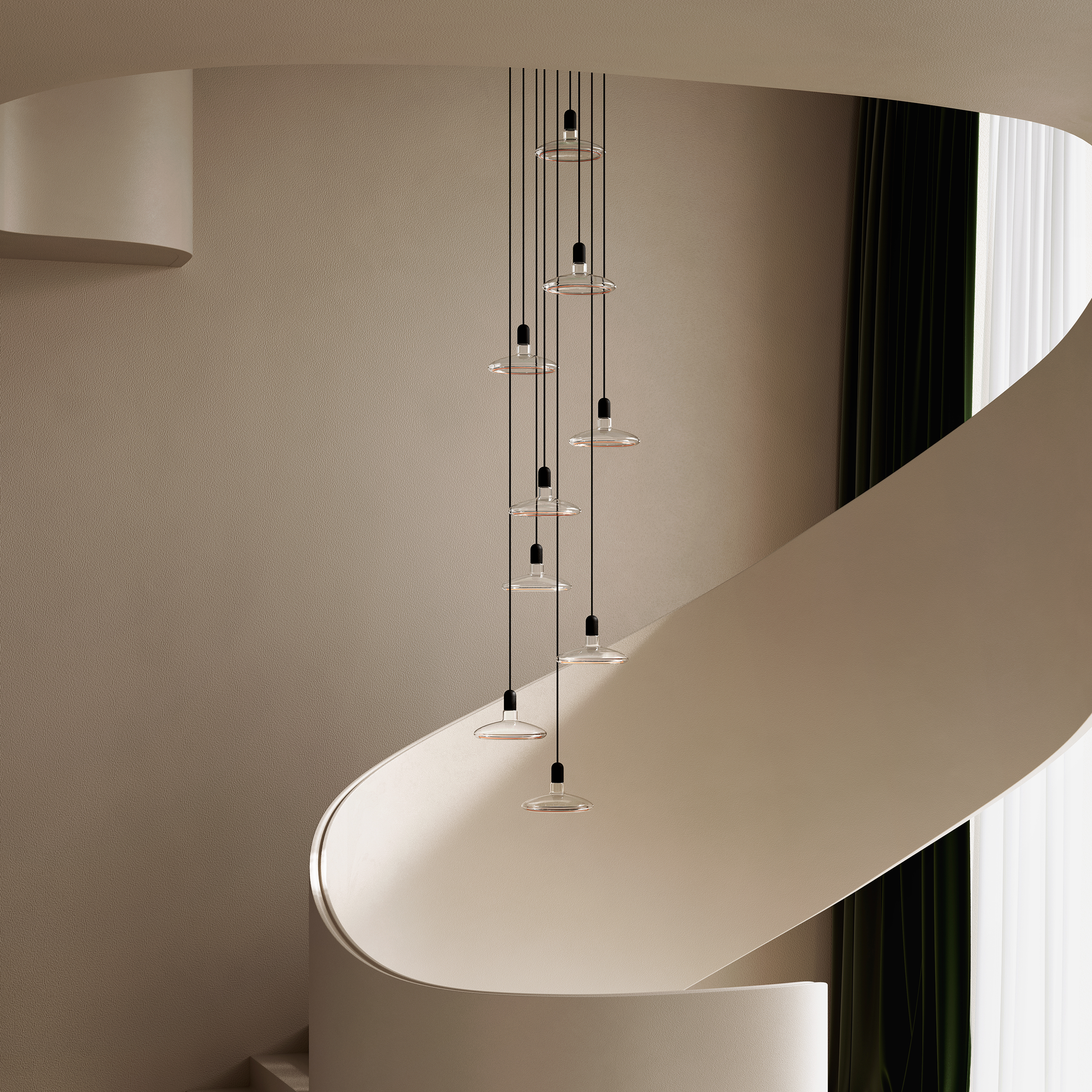 AZURE COLLECTION – staircase scene for Well Lit