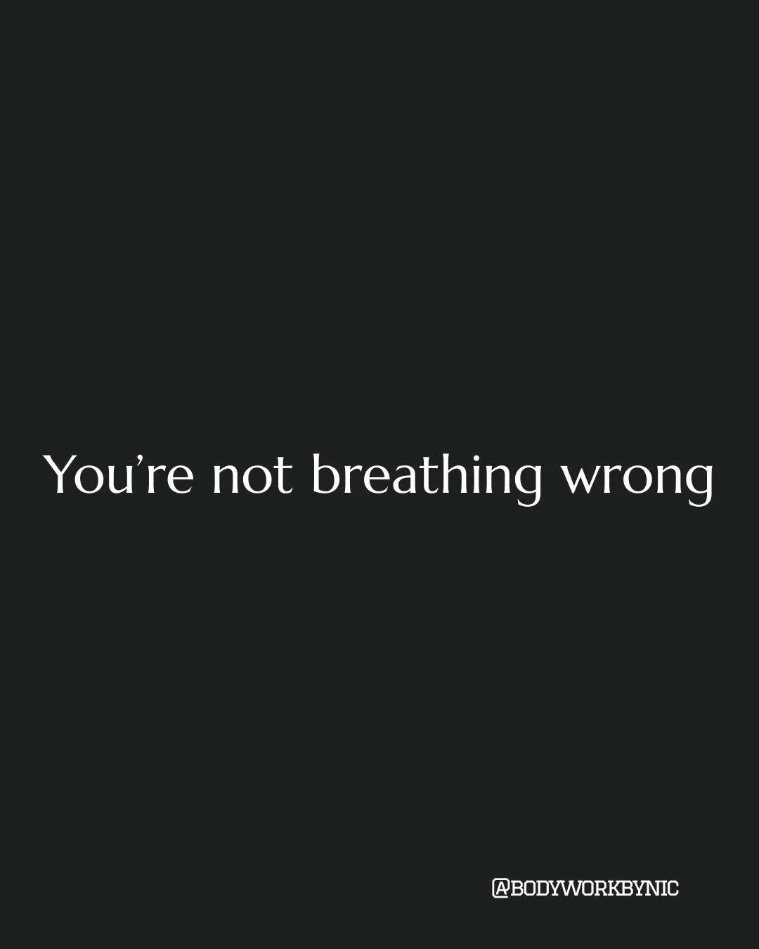 You&rsquo;re not breathing wrong, you&rsquo;re adapting.

Your breath mirrors how your system manages stress.

If your world feels tight, rushed, and unpredictable, your breathing will be too.

That&rsquo;s not failure.
That&rsquo;s survival.

The go