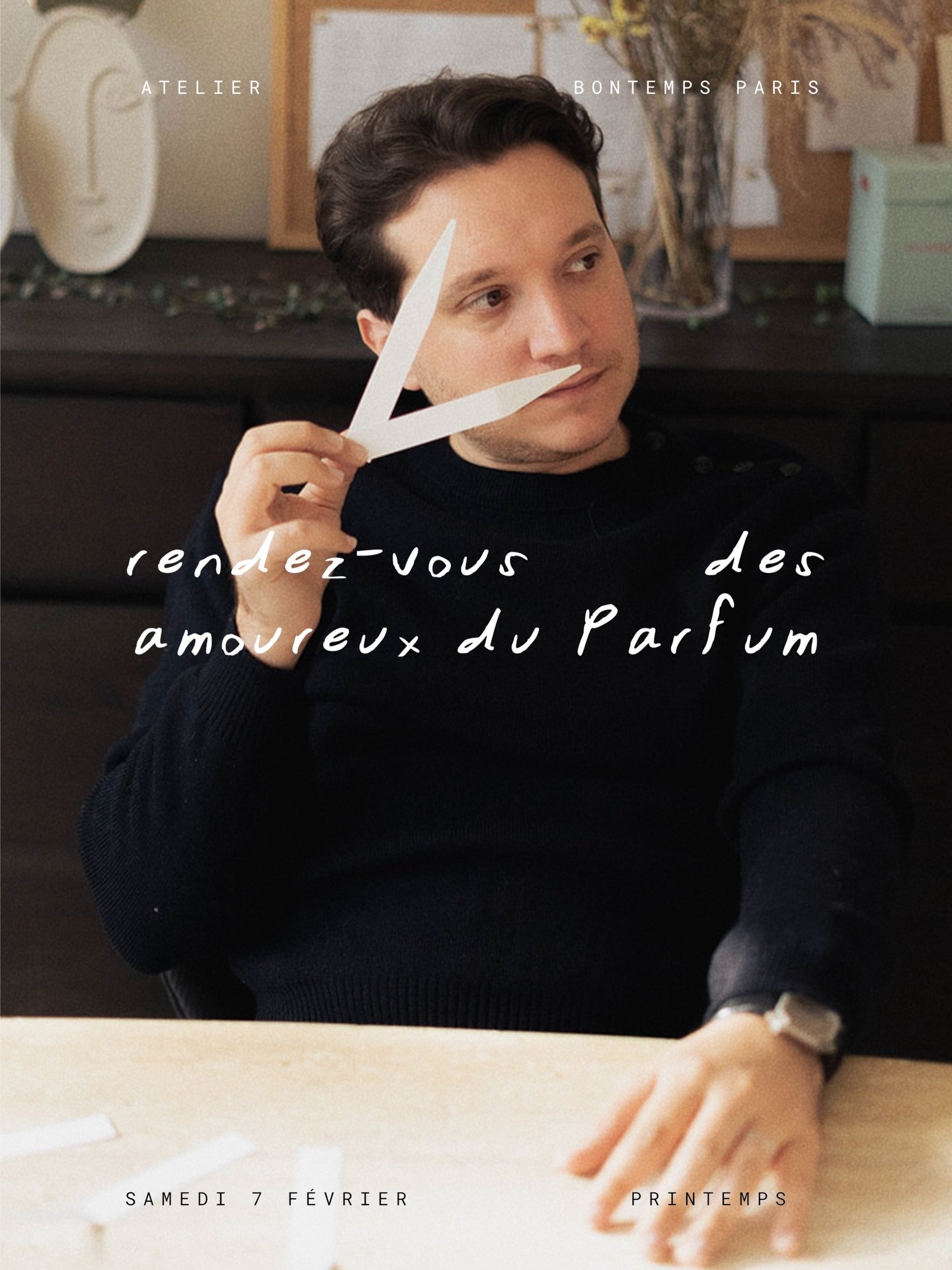 Rendez-vous des amoureux du parfum, ce samedi 7 f&eacute;vrier &agrave; 14h &hearts;️

Printemps de la Beaut&eacute;, Enfant, Maison
Au 1er &eacute;tage, &agrave; la Parfumerie G&eacute;n&eacute;rale
61 rue de Caumartin, 75009 Paris

Un rdv d&rsquo;u