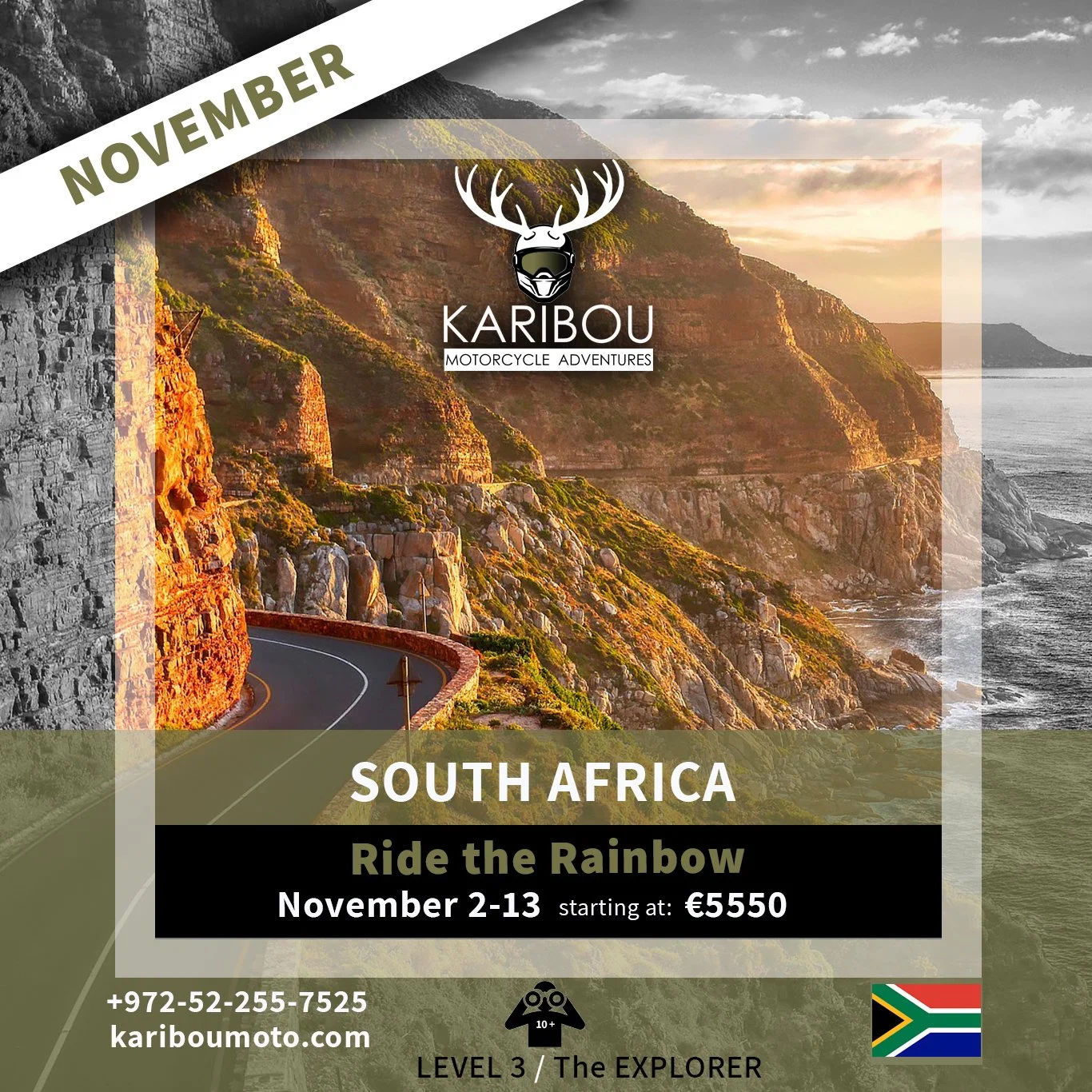 South Africa Motorcycle Tour