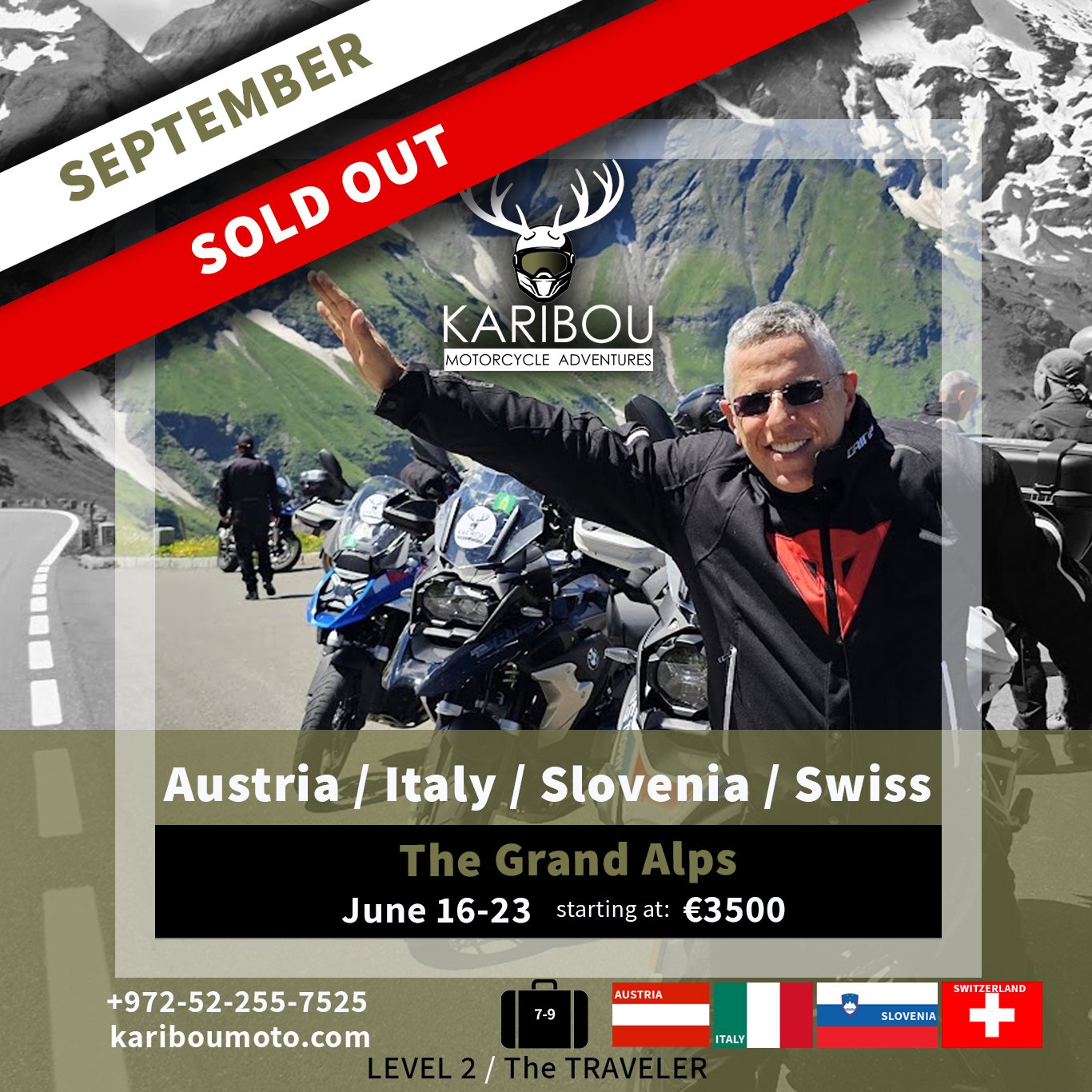The Grand Alps Motorcycle Tour