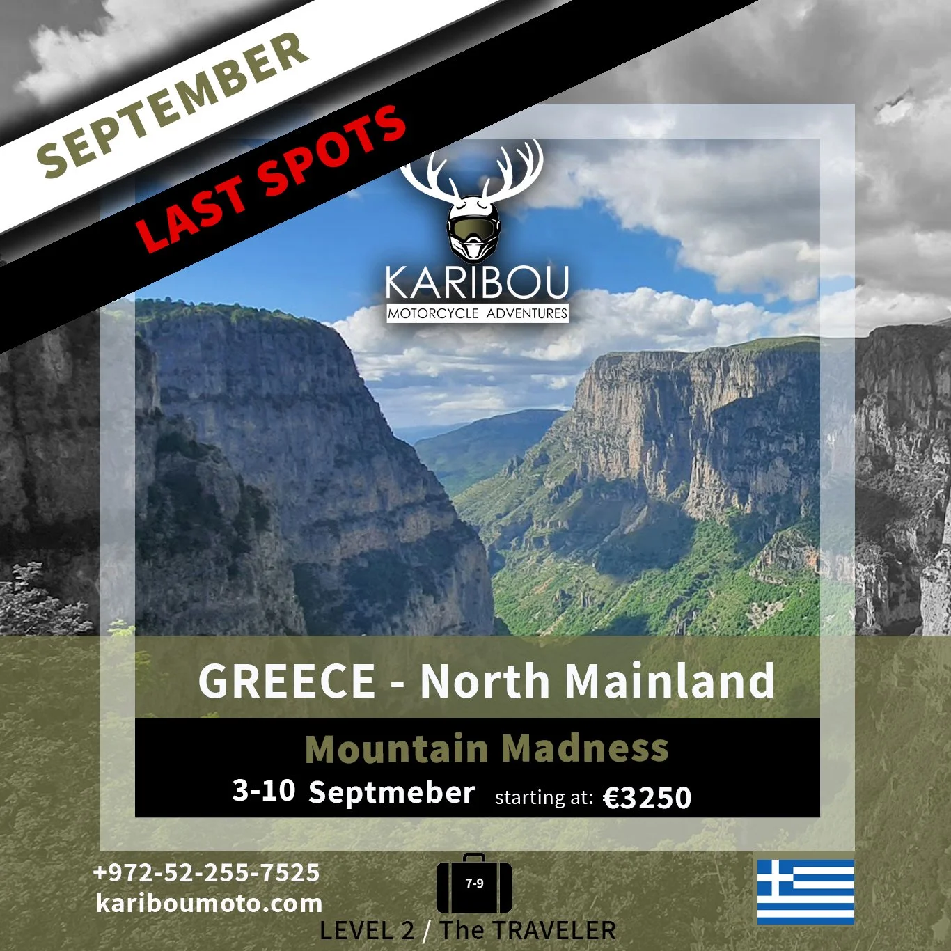 Greece Motorcycle Tour
