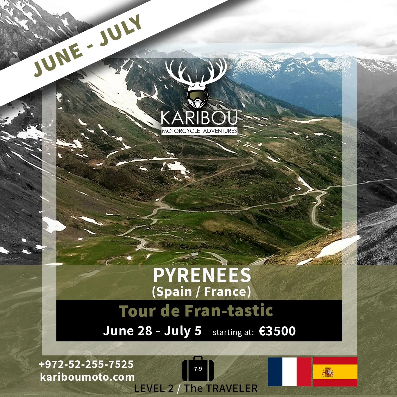 Pyrenees Motorcycle Tour