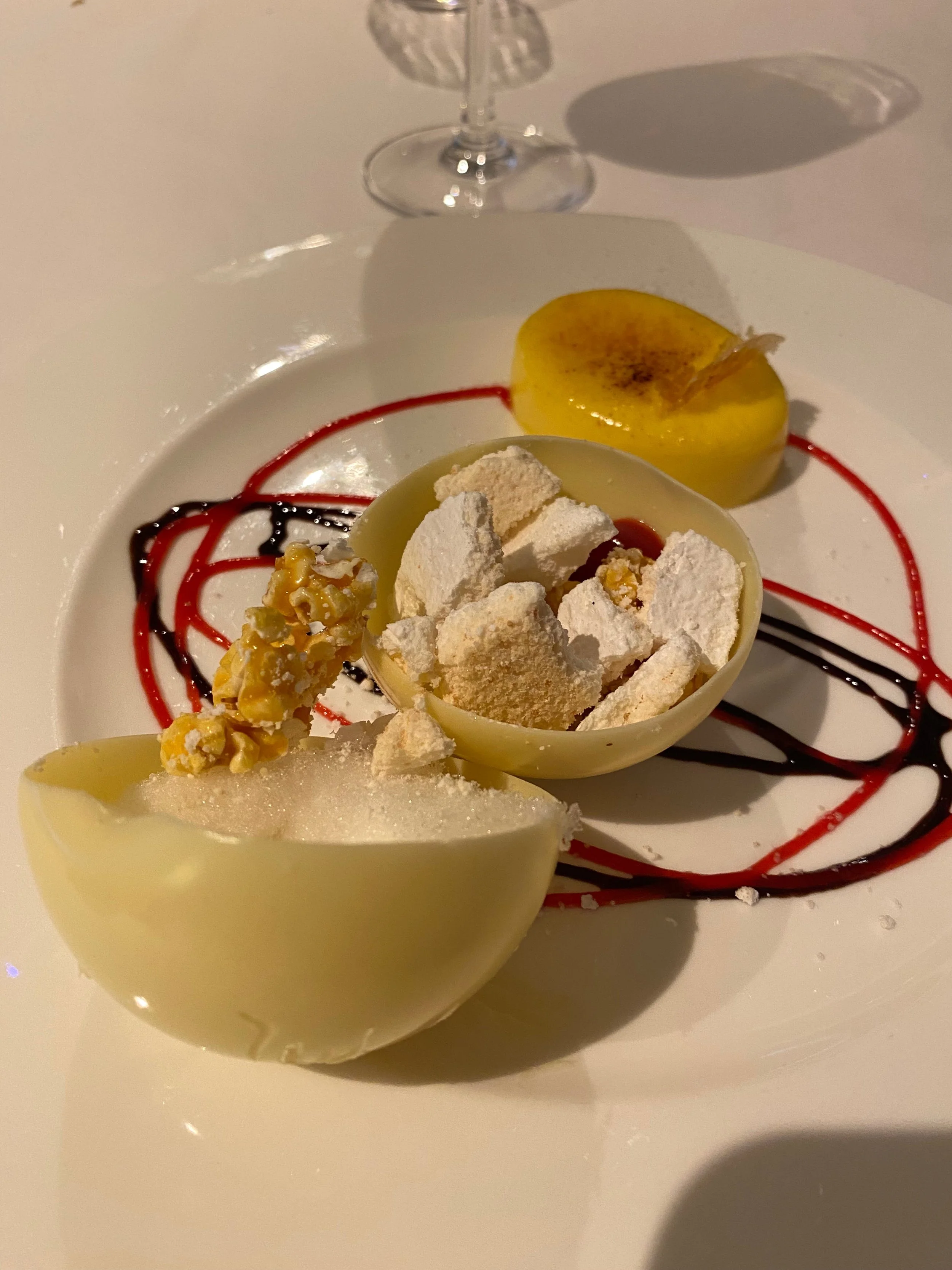 White choc bomb - Epicurean