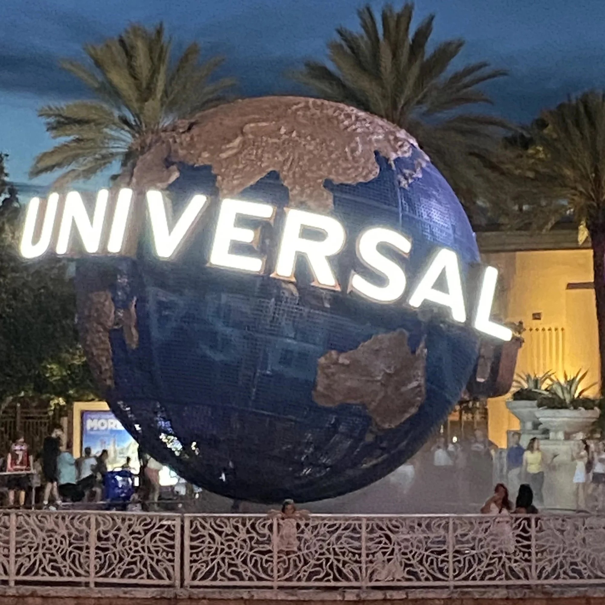 The Universal Globe at Universal Studios Florida