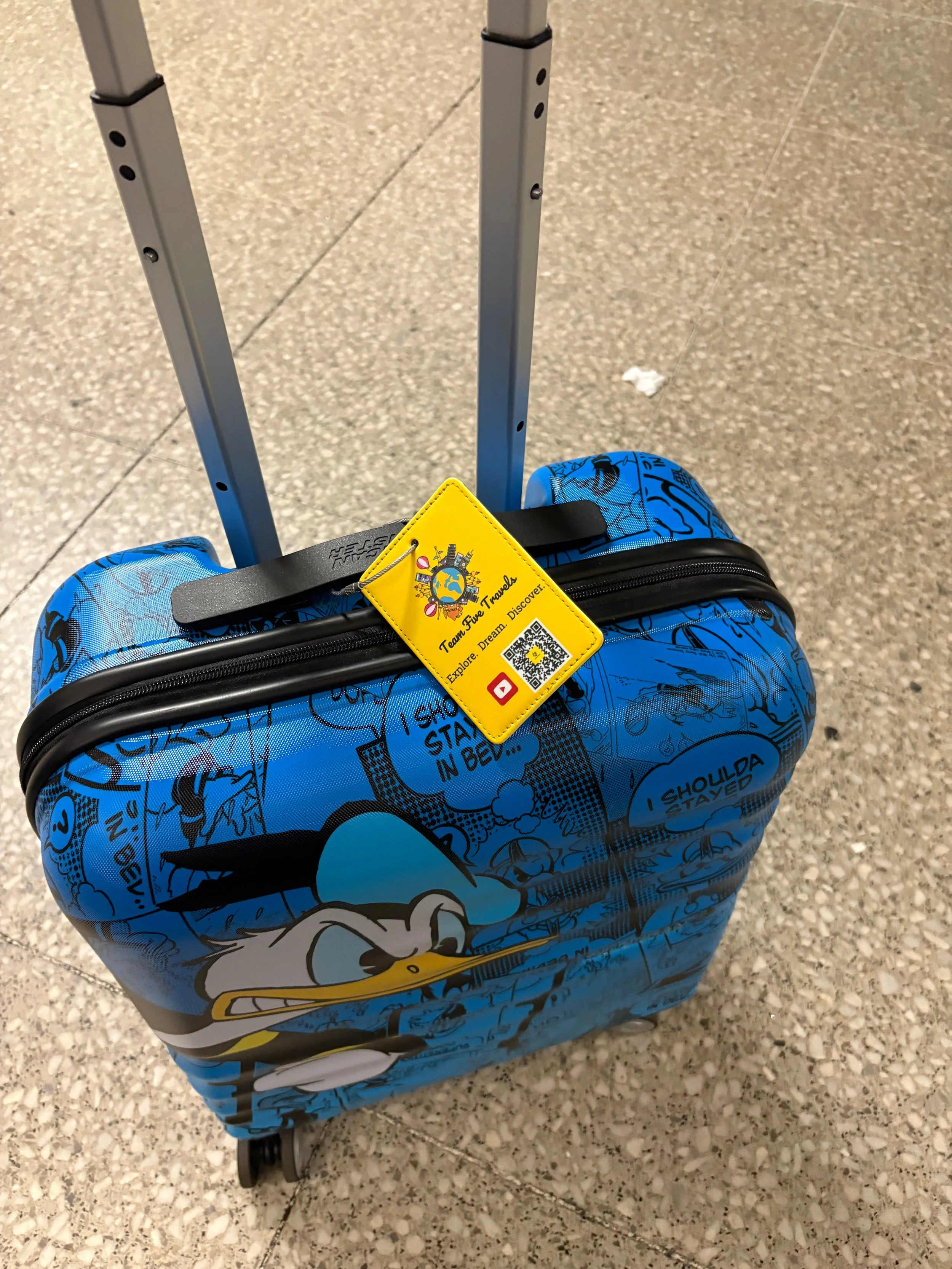 Donald Duck American Tourister Cerry on case