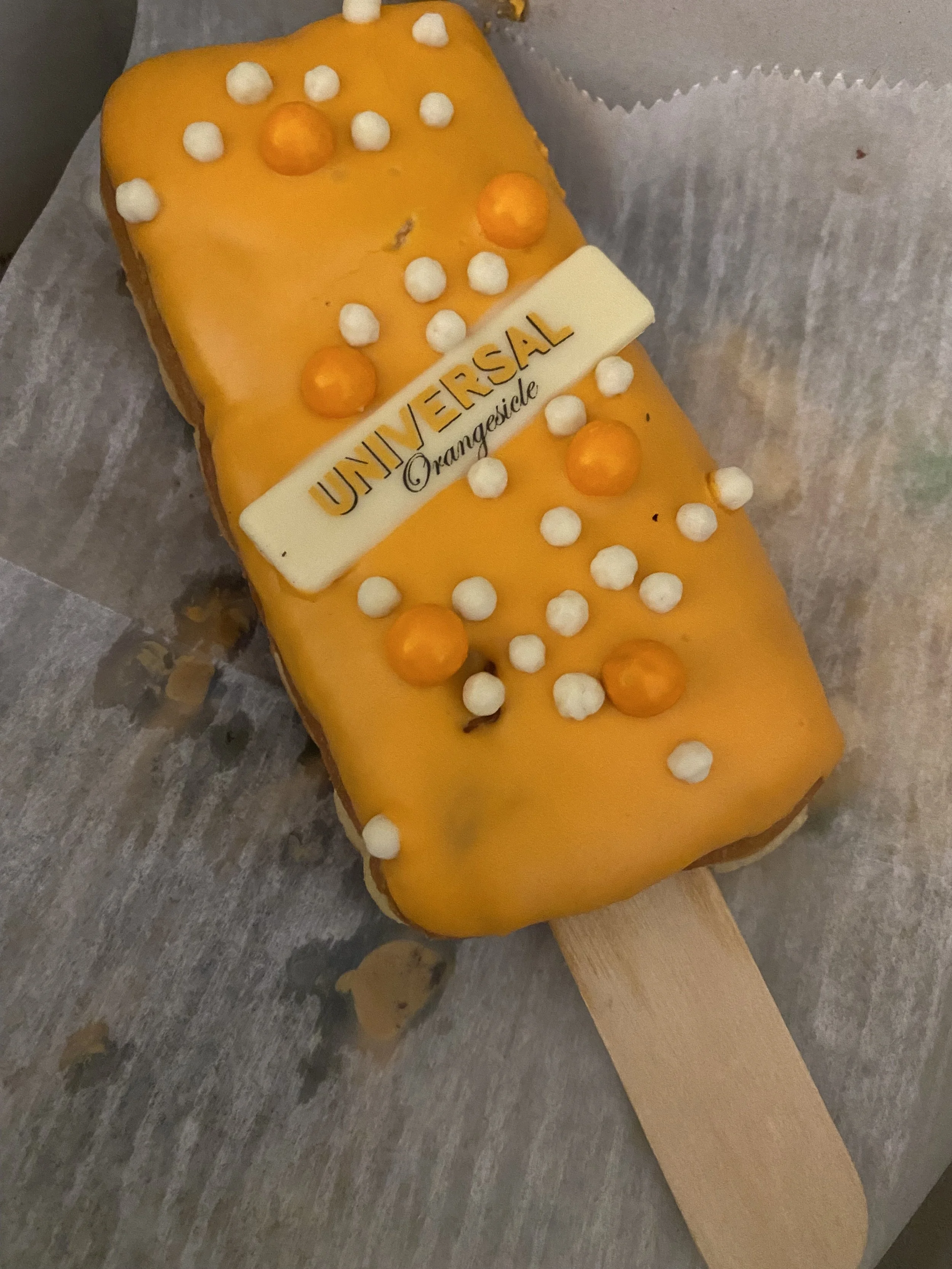 A very Floria Orange Voodoo Doughnut