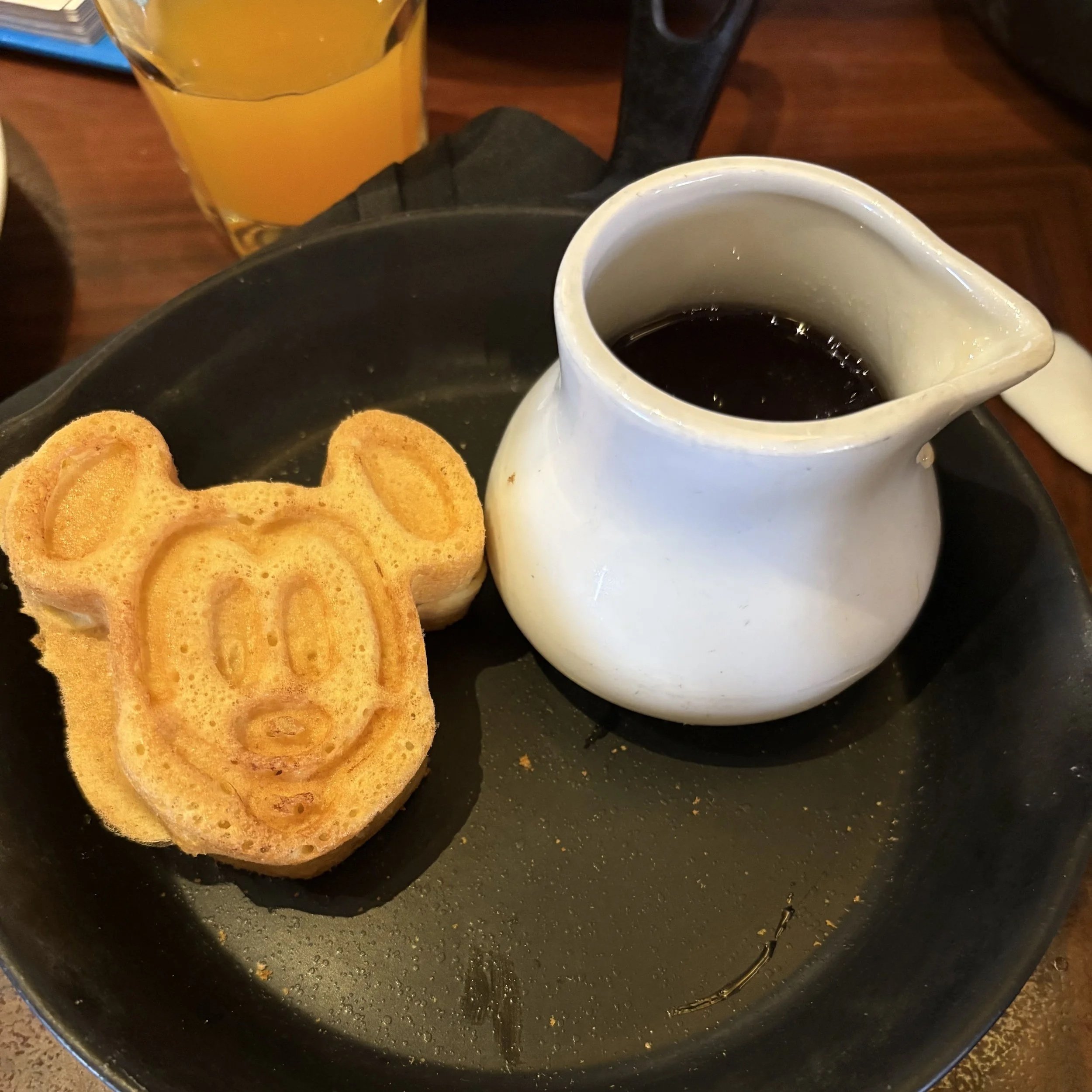 Gluten Free Mickey waffles at 'Ohana