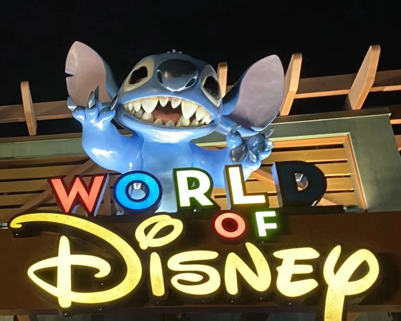 Image of the Stitch character at World of Disney, Disney Springs