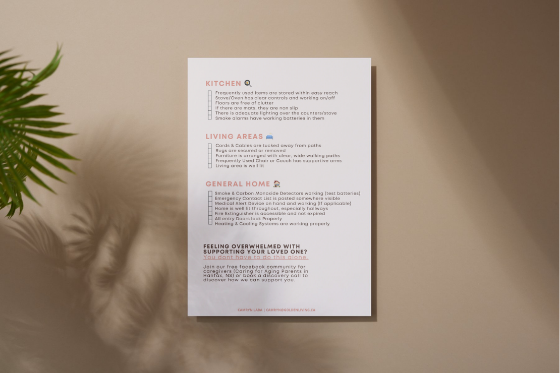 Home Safety Checklist