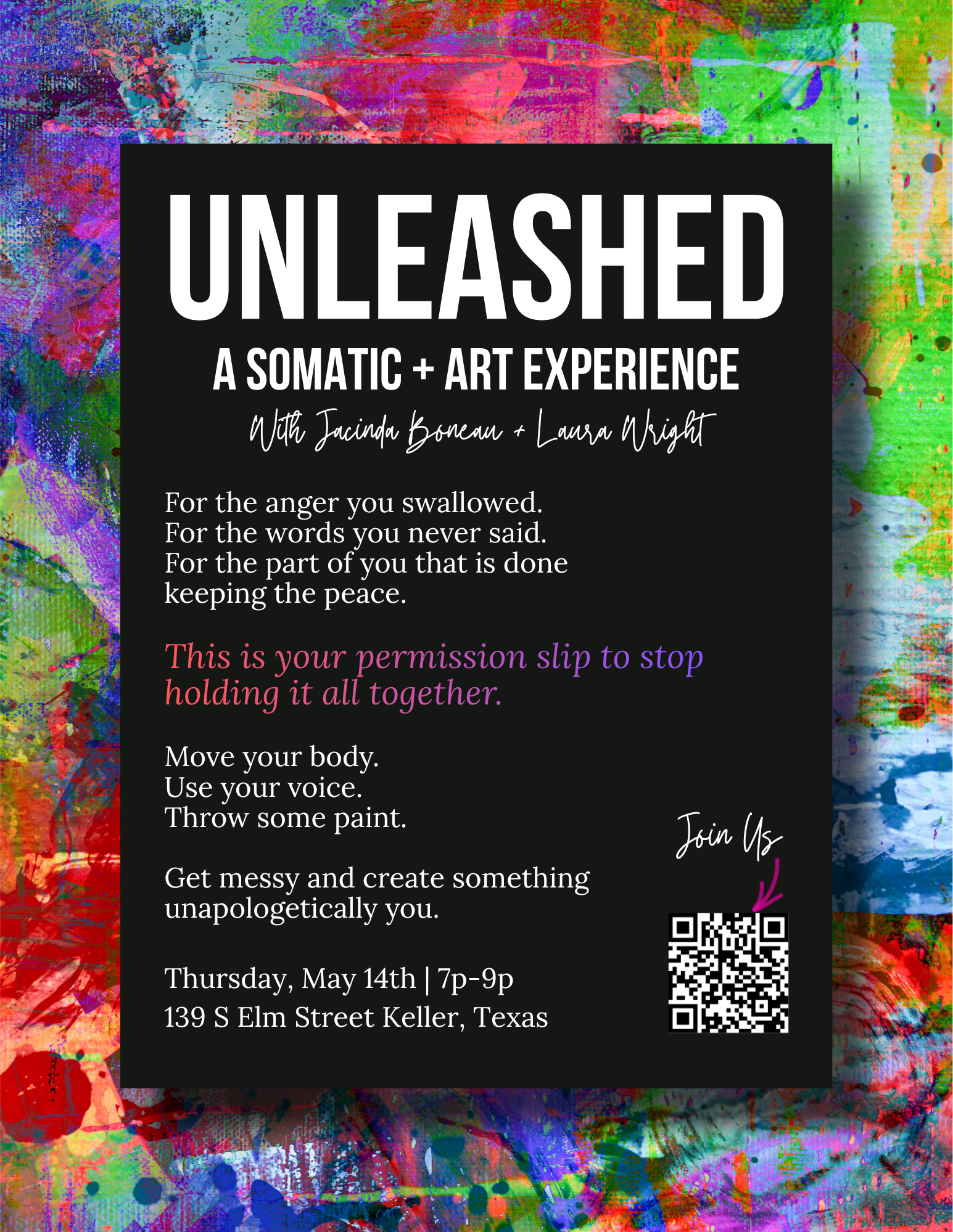 UNLEASHED: A Somatic + Art Experience