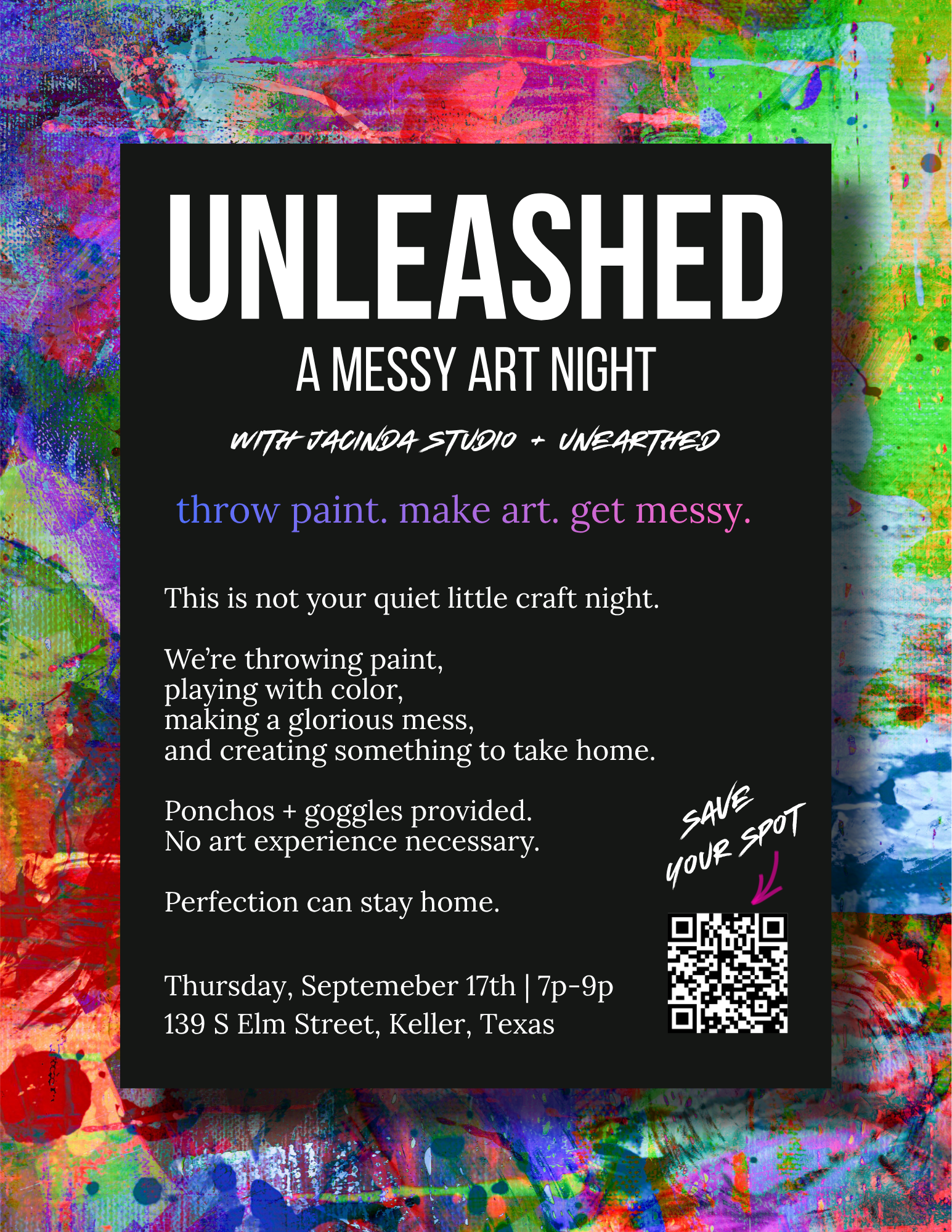 UNLEASHED: Messy Art Night