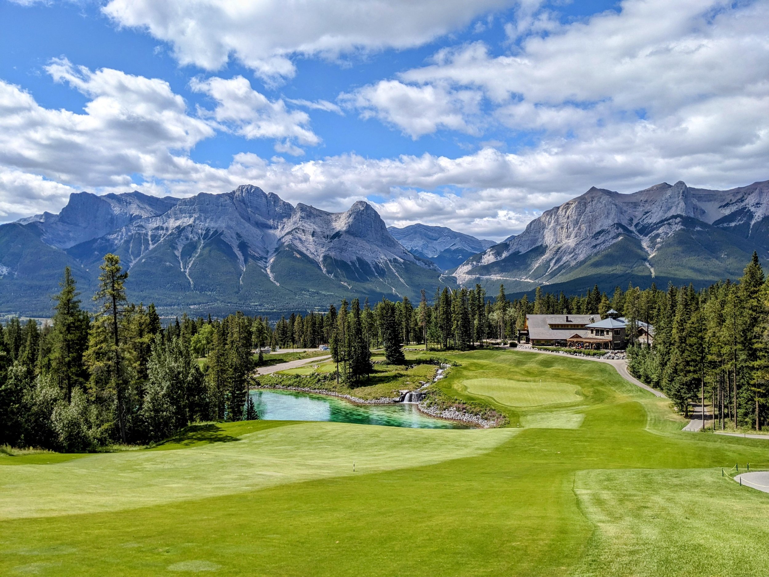 Golf Course at Silvertip Resort in Canmore, Alberta