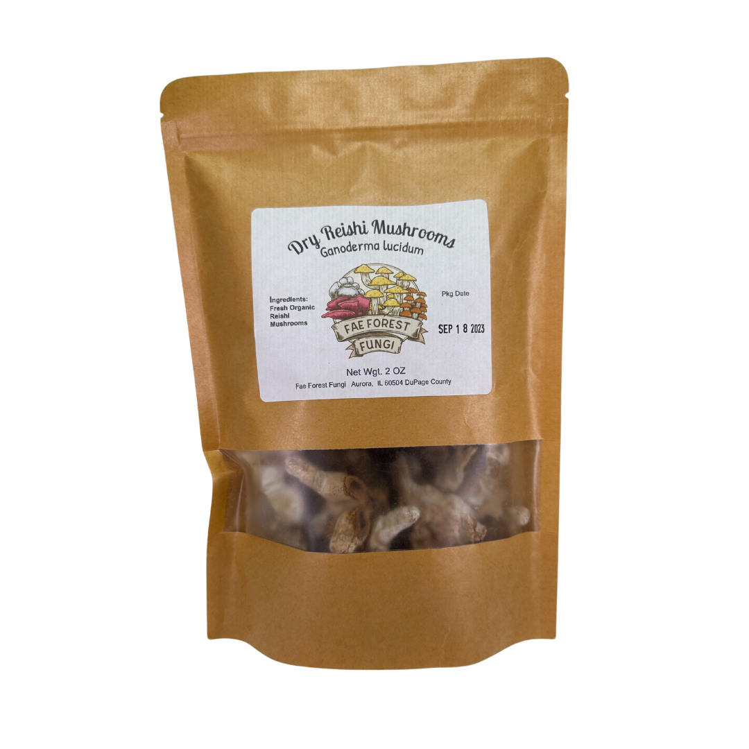 Dried Reishi Mushrooms - 2 oz