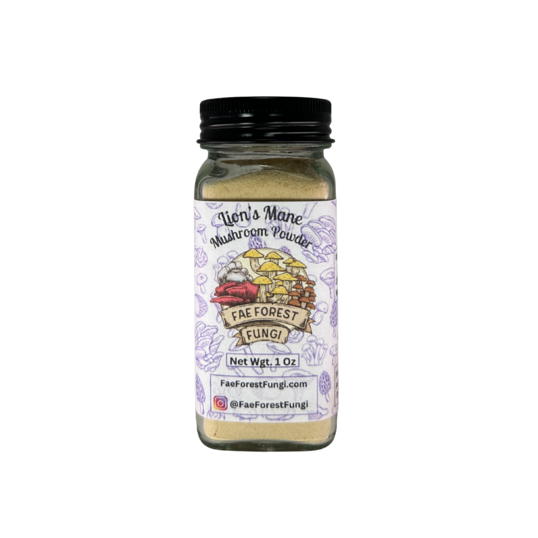 Lions Mane Mushroom Powder - 1 oz