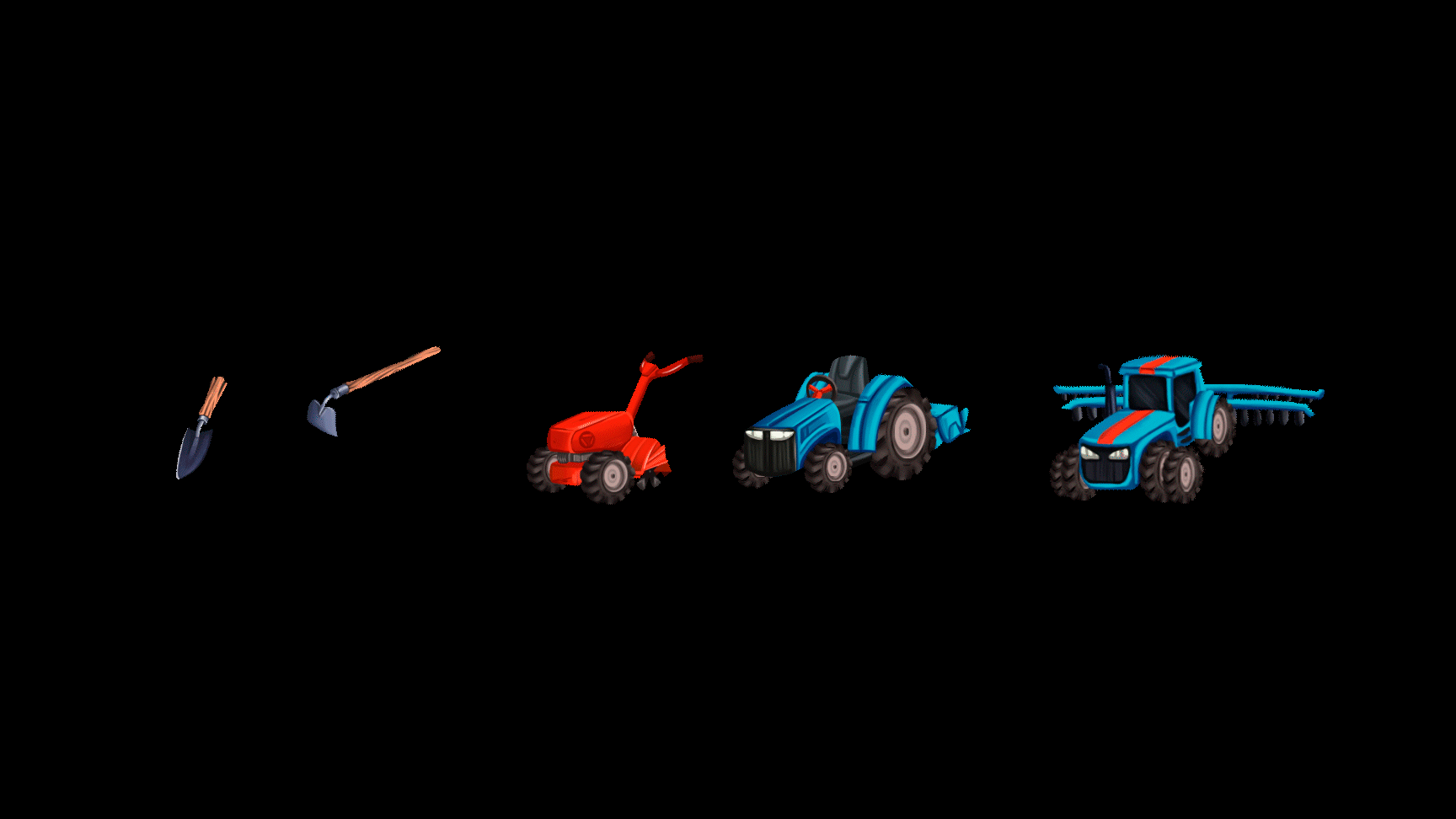 Farming Icons Animated