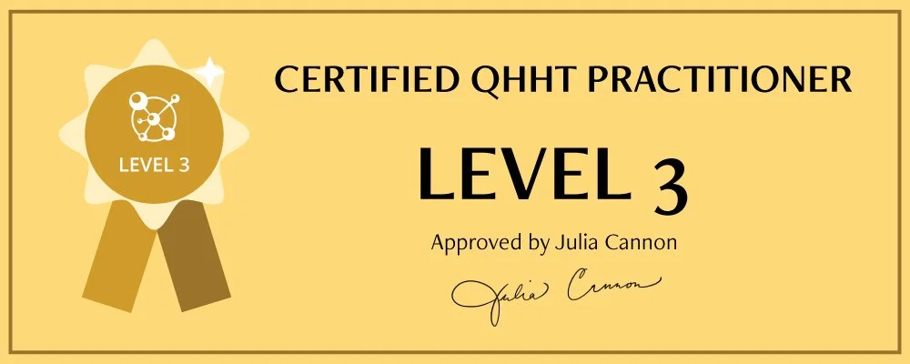 Kim Caswell Level 3 Certified QHHT Practitioner Badge