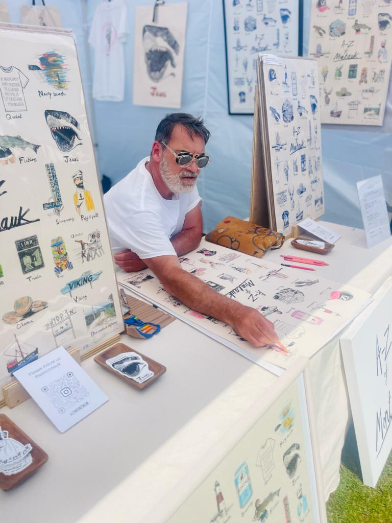 A-Z Montauk Hand Colored Rob Clarke live