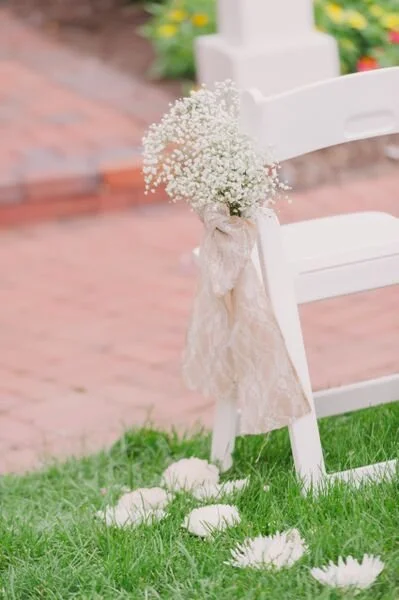 wedding aisle floral decorations
