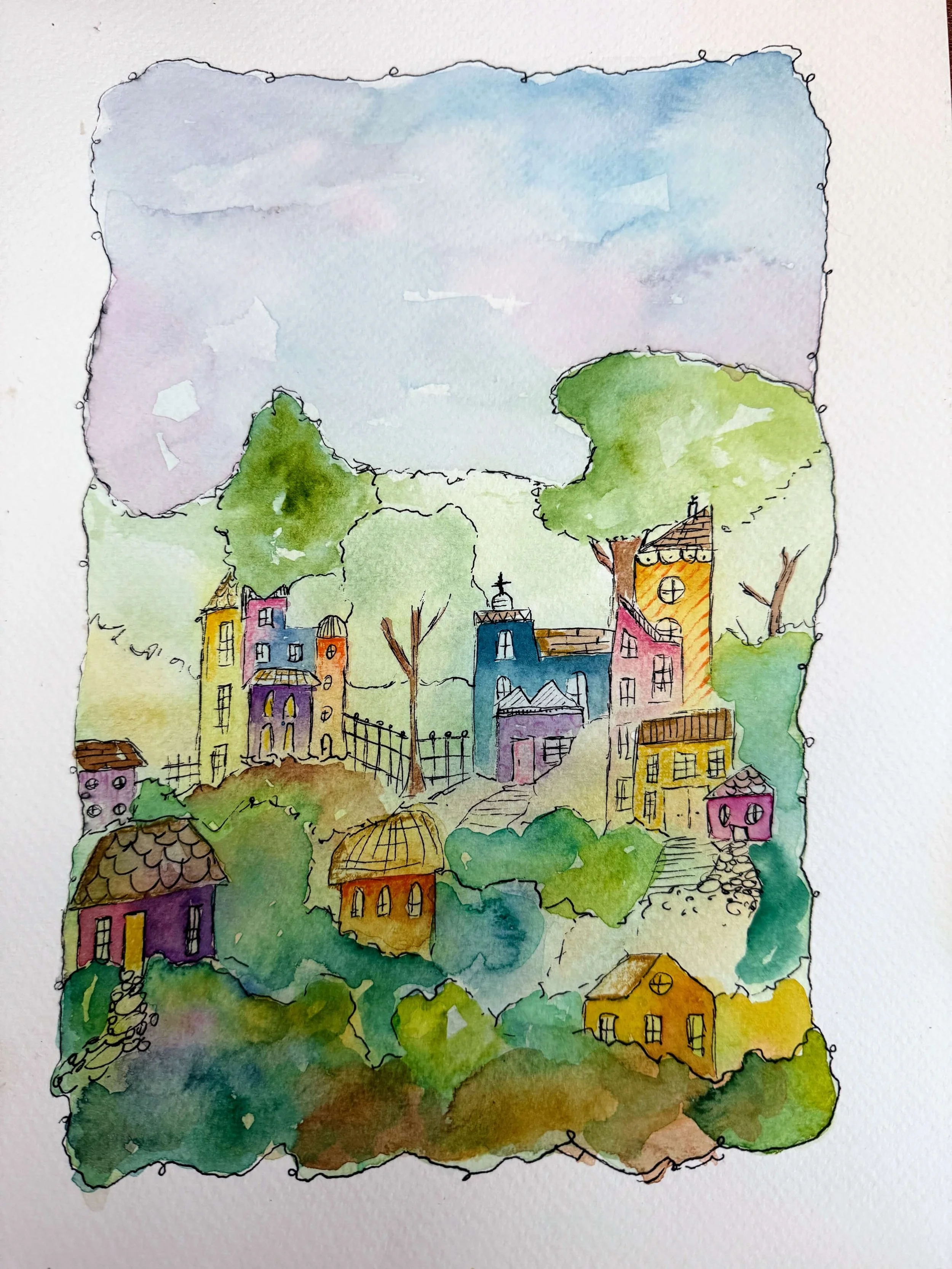 Whimsical Watercolor Workshop (Wanderlight Village)