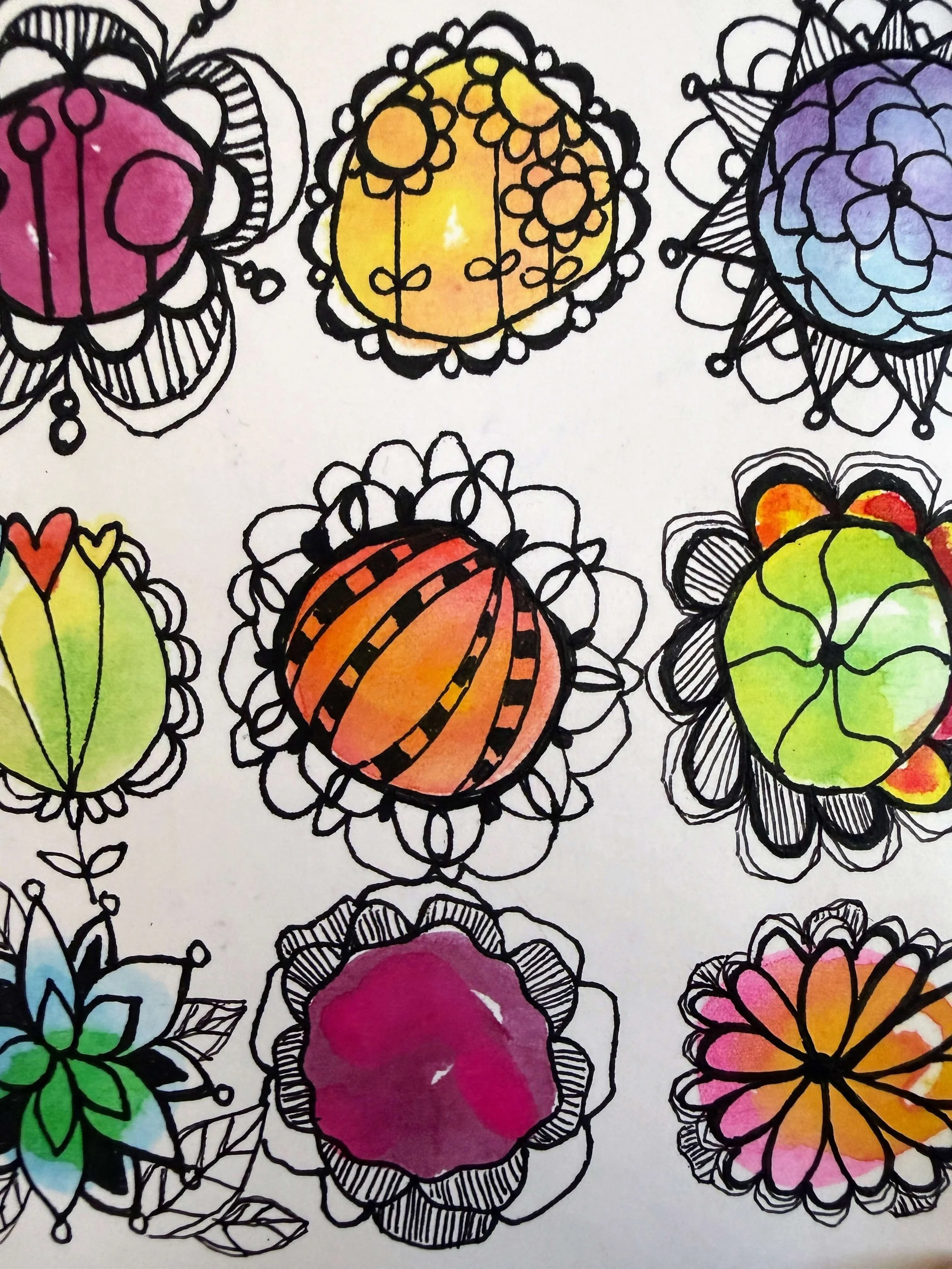 Slow Drawing &amp; Mindful Mark Making Class