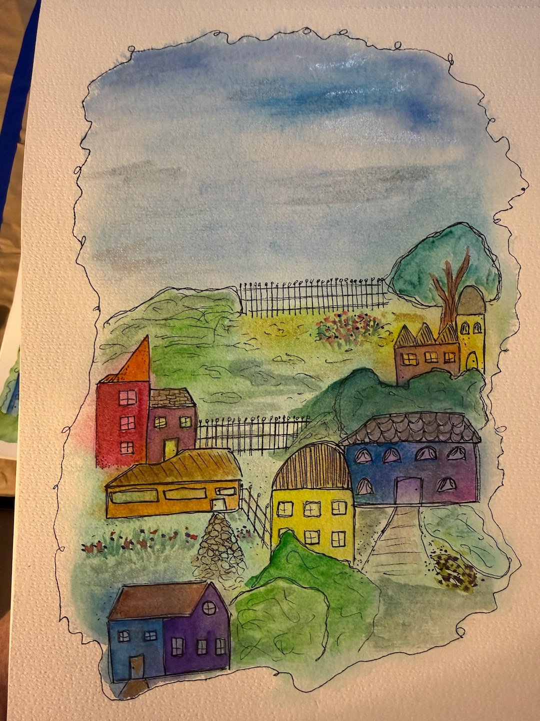 Watercolor Workshop: Wanderlust Village