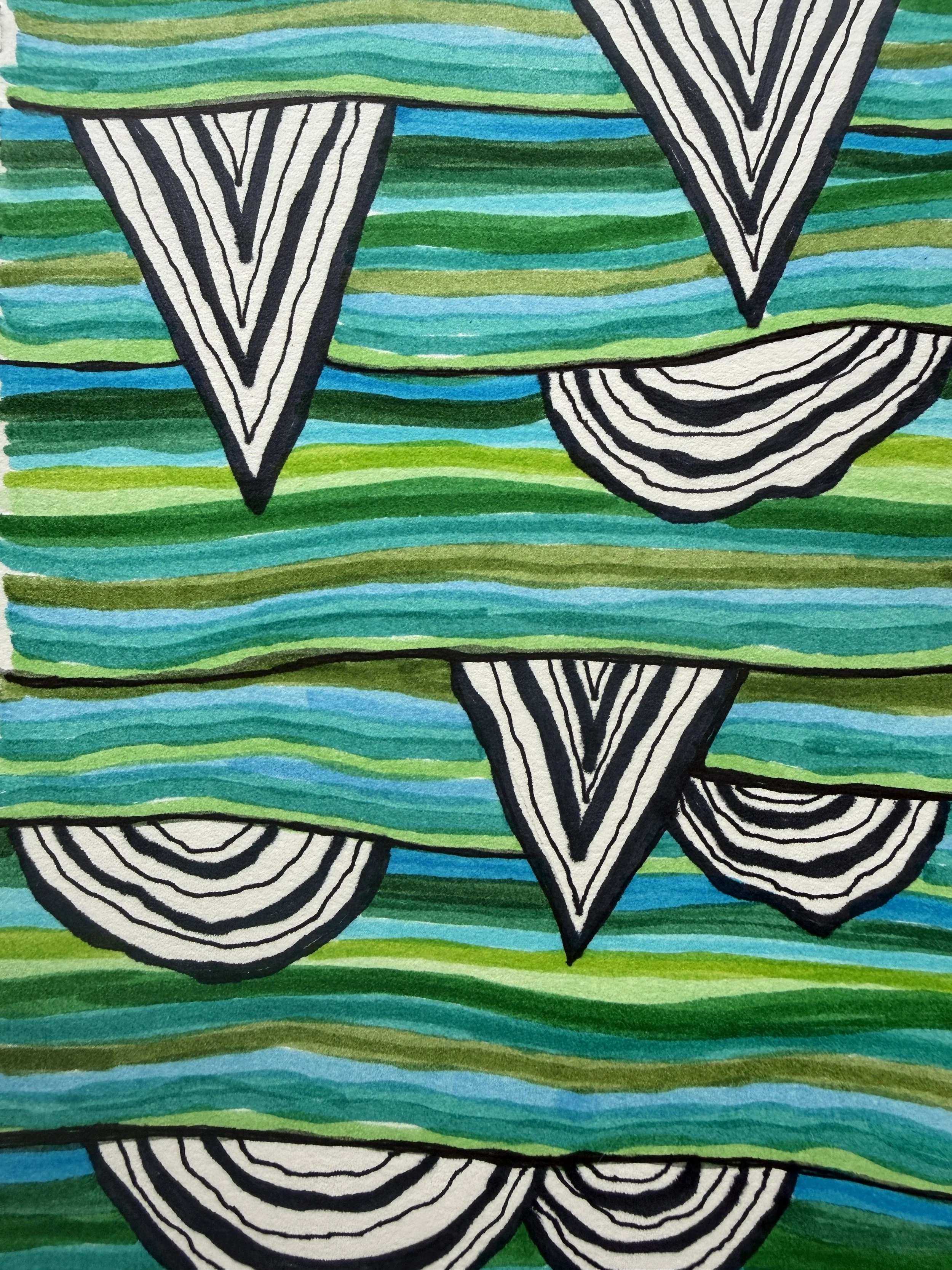 A Colorful Marker Adventure in Our Slow Drawing Class