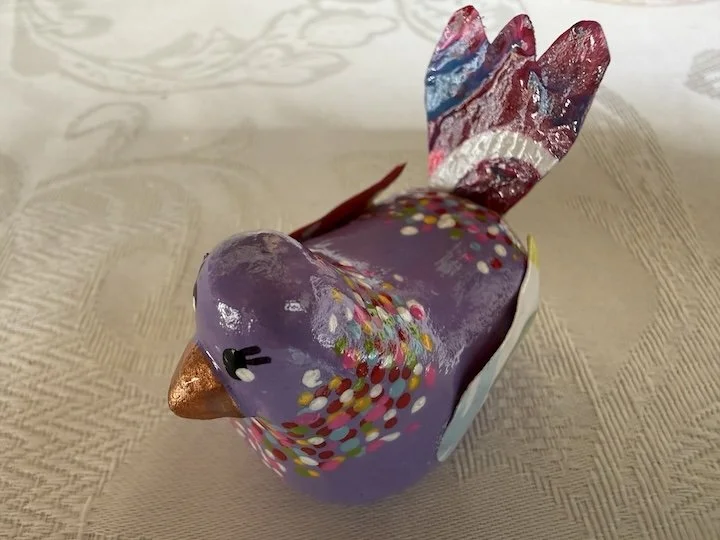 MiniClayBirdsPurple.JPG