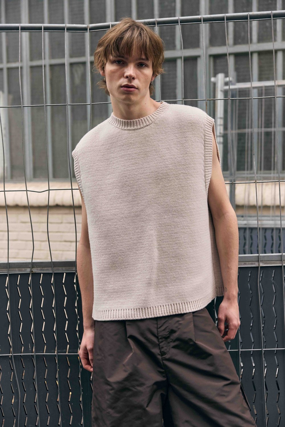 Antalya Sculptural Sleeveless Knit — 11PM STUDIO - Main Image