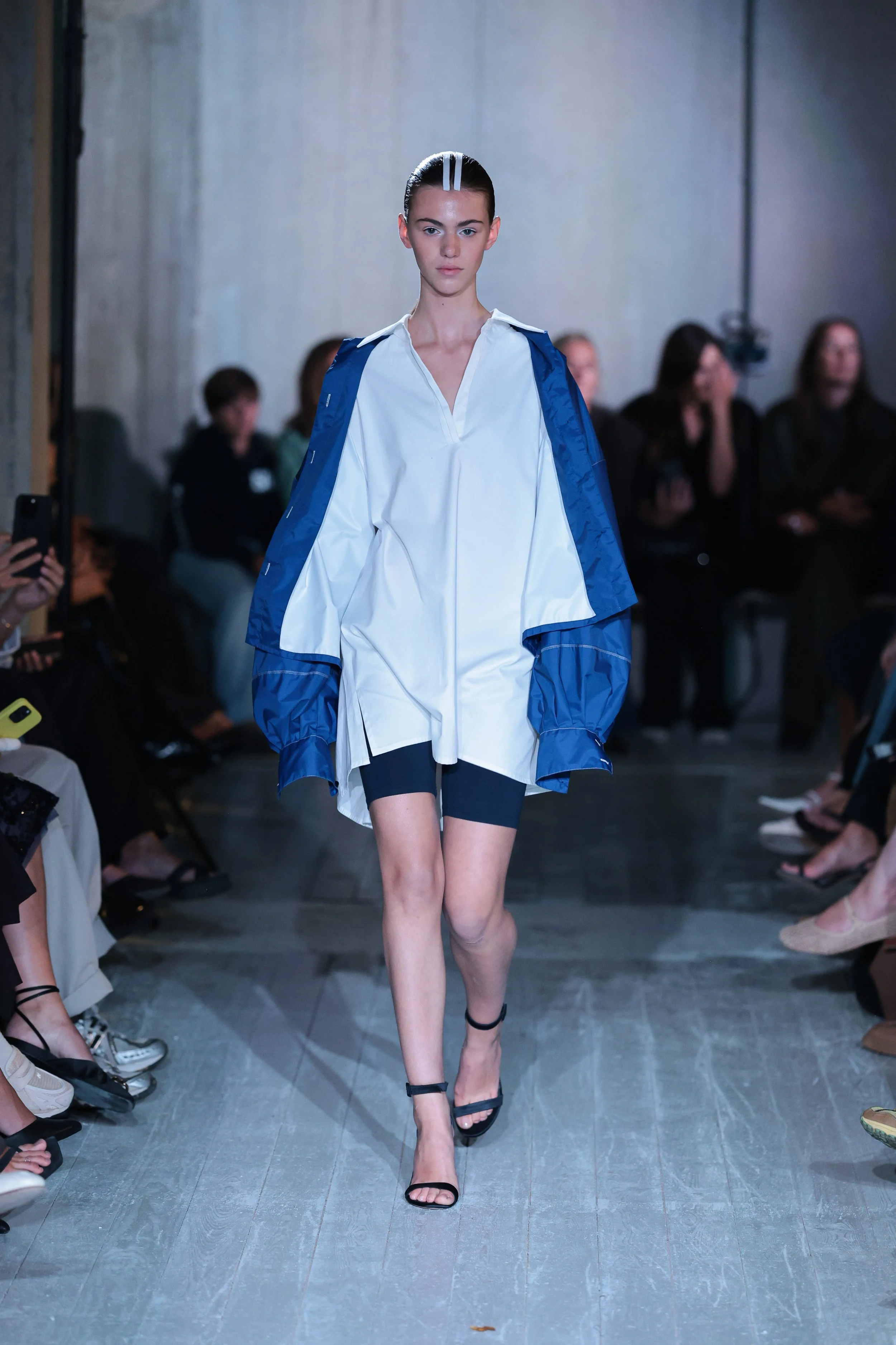 Chine Jacket - Denim & Electric