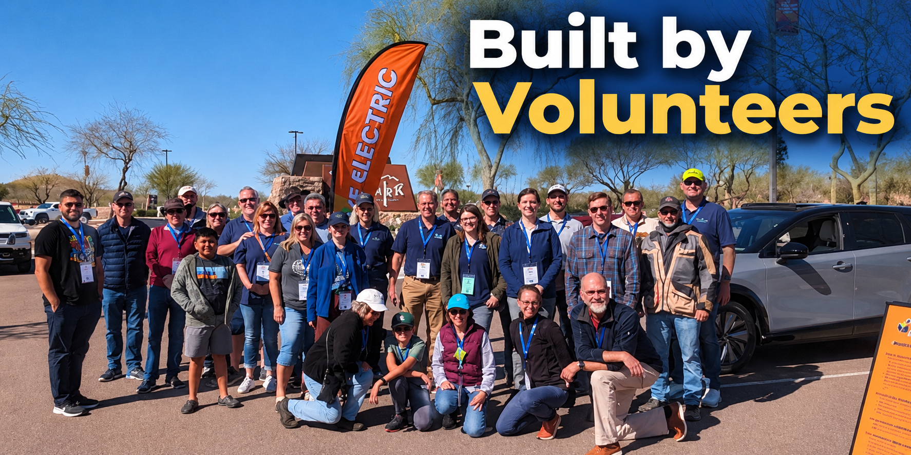 DRIVE Electric Arizona | Built by Volunteers