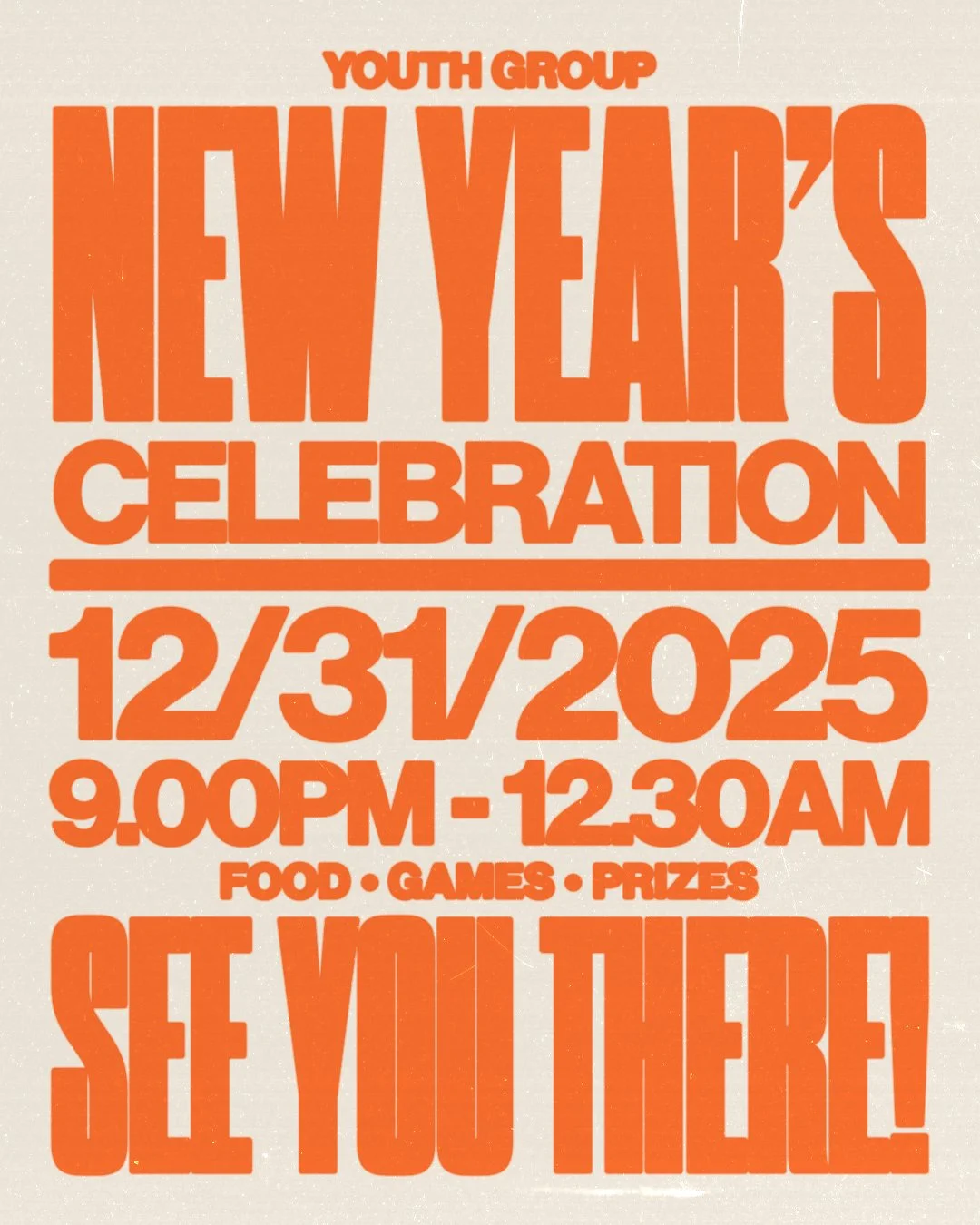 Youth Group New Year's Celebration