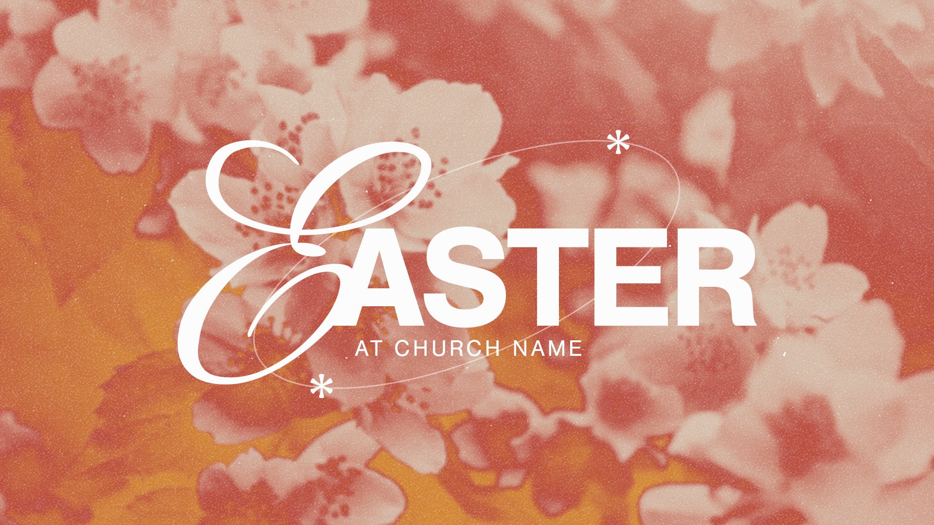 Easter At Church Name Flowers