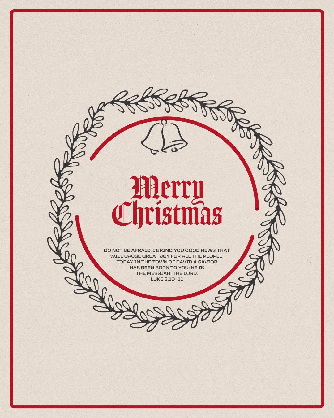 Merry Christmas Luke 2:10–11