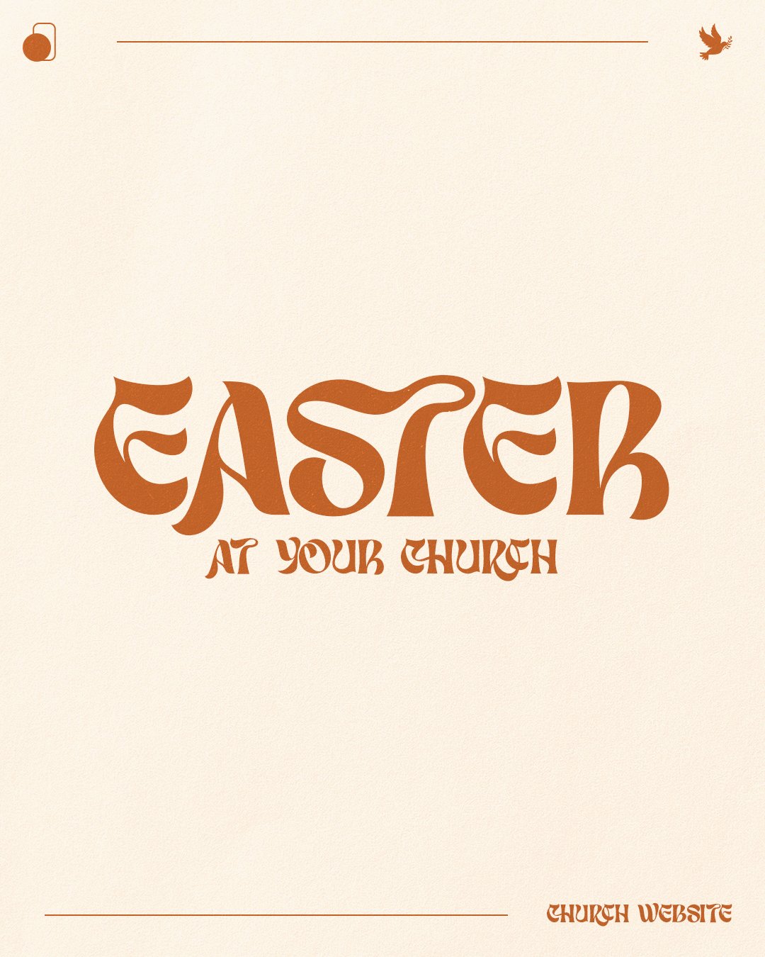 Easter At Your Church Name