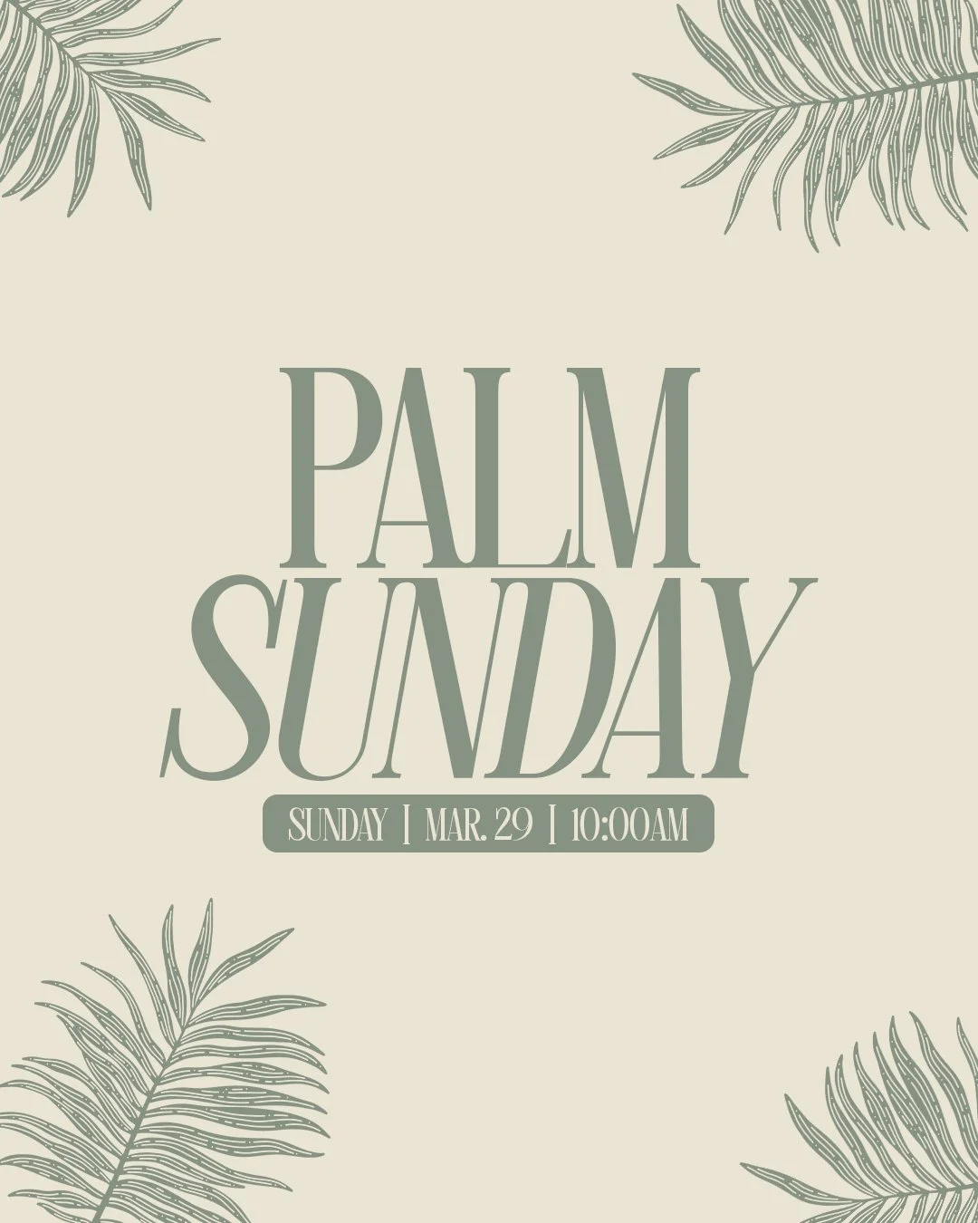 Palm Sunday