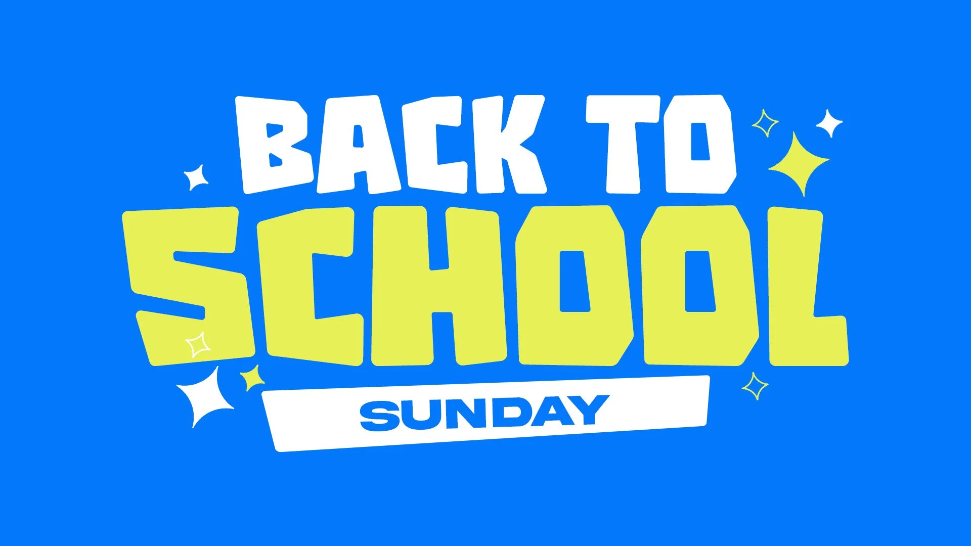 Back To School Sunday