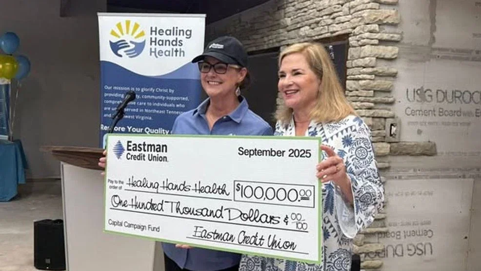 Eastman Credit Union donates $100K to Healing Hands Health expansion