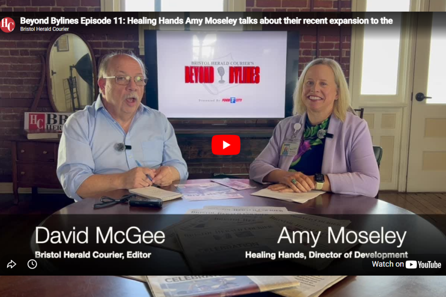 Beyond Bylines Episode 11: Healing Hands Amy Moseley talks about Healing Hands Health recent expansion