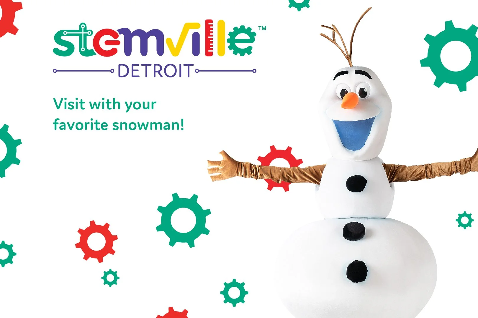 Stemville Snowman Visit
