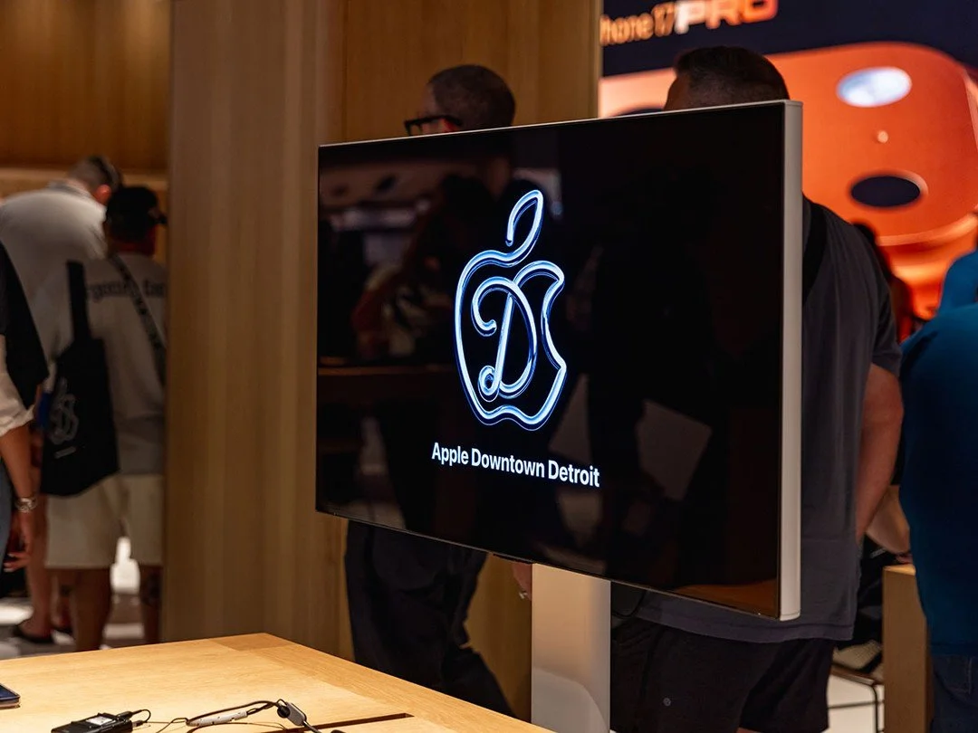 @apple has officially landed in downtown Detroit! This isn&rsquo;t just a store&mdash;it&rsquo;s a hub for creativity, connection and community. 💡

From hands-on workshops to exploring the latest tech, it&rsquo;s a place for Detroiters to learn, cre