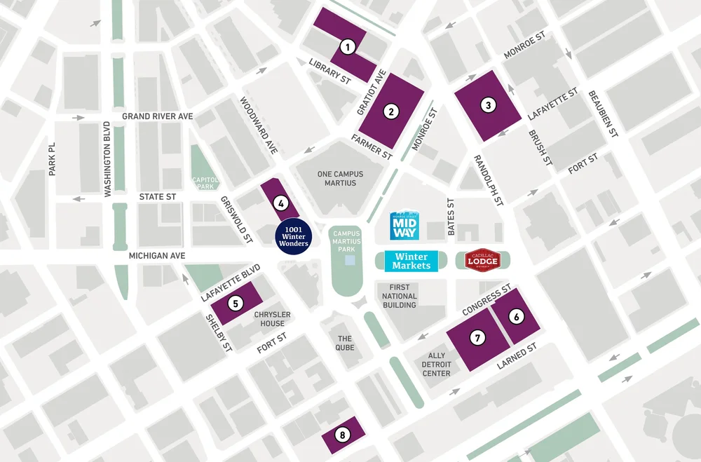 Downtown Detroit Parking — Decked Out Detroit