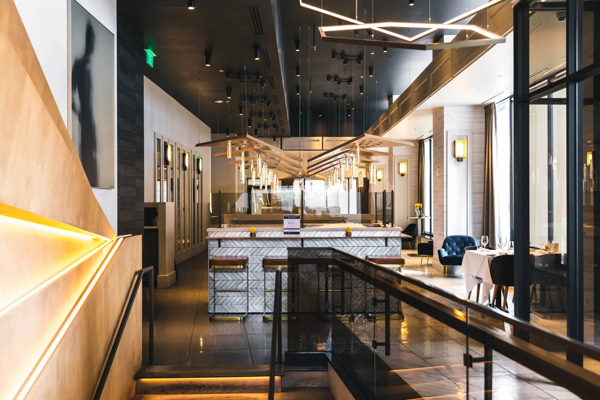 Interior of BESA in Detroit.