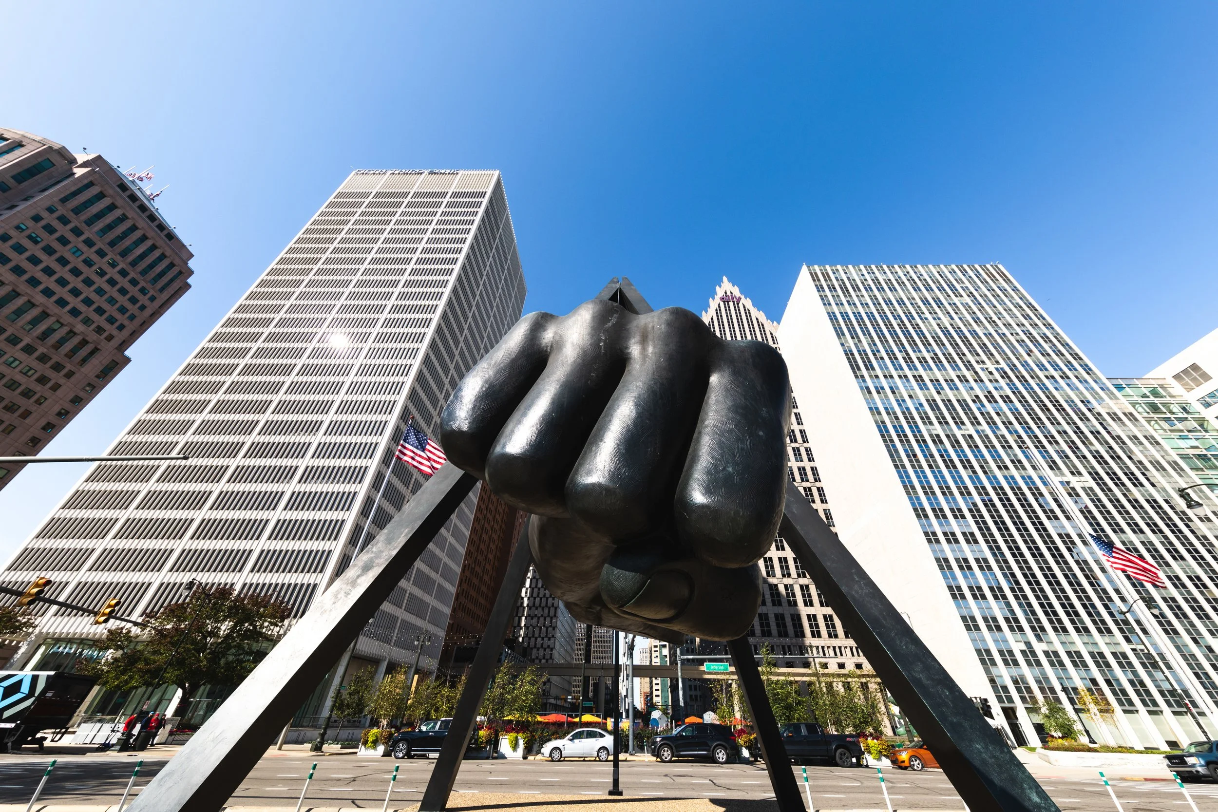 Monument to Joe Louis, "The Fist"