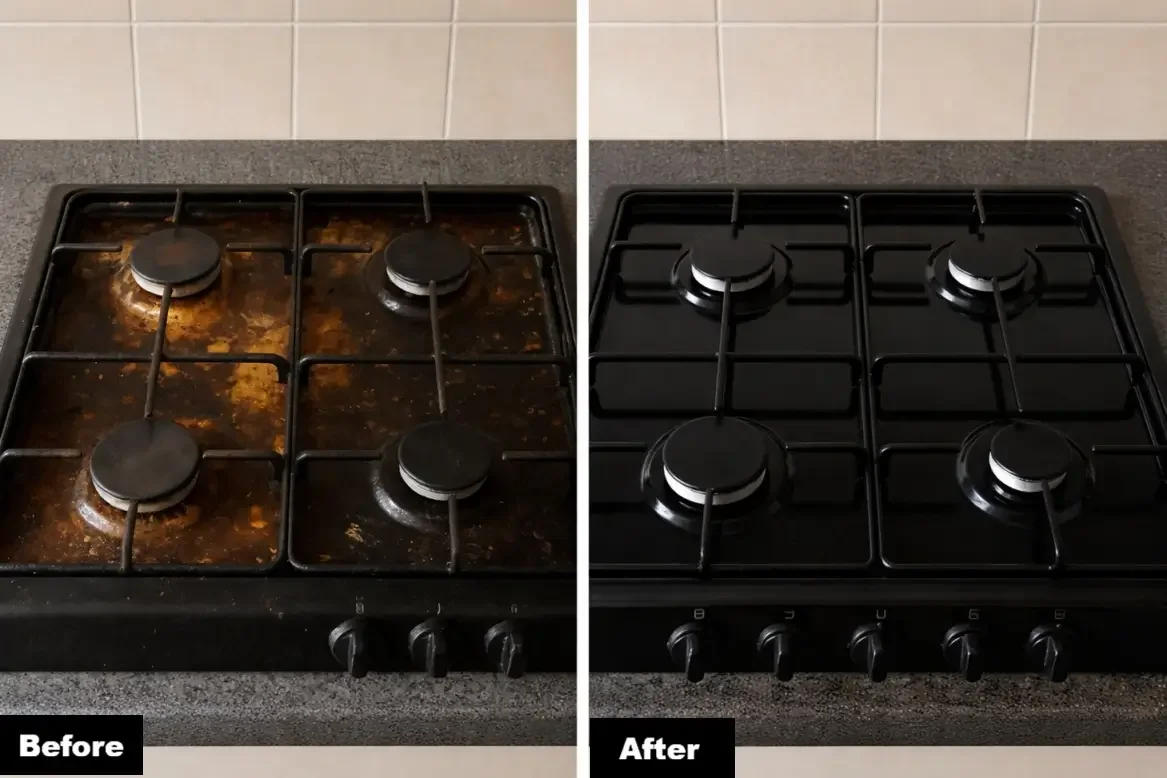 Stove - Before and After
