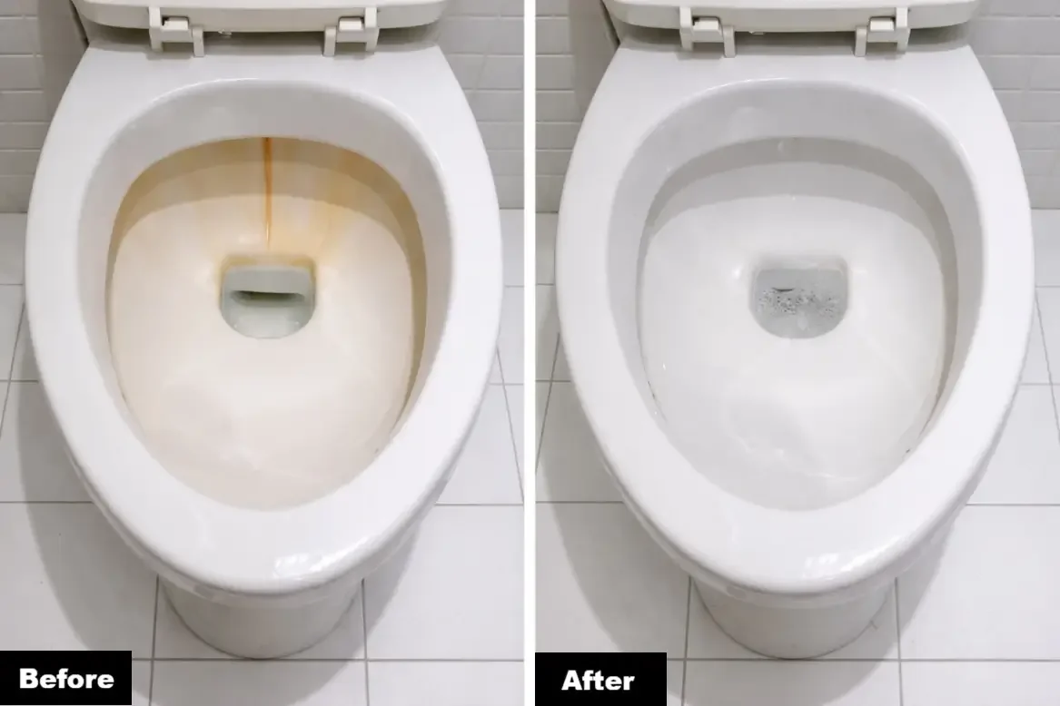 Toilet - Before and After