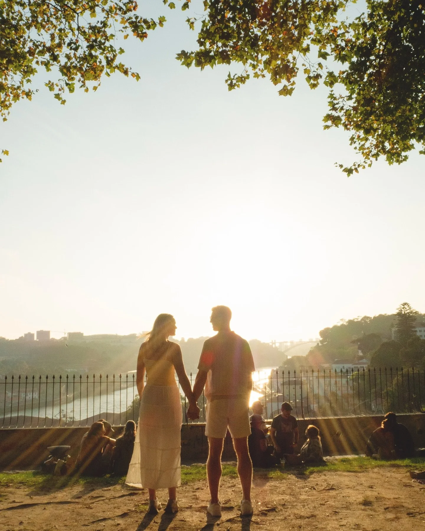 I was in Portugal this summer for a close friend&rsquo;s wedding. I was the best man, actually 💅.
I bumped into Cam and Lindsay while in Porto, and Cam happened to be one of the groomsmen too.
We caught some golden hour light and made a few photos w