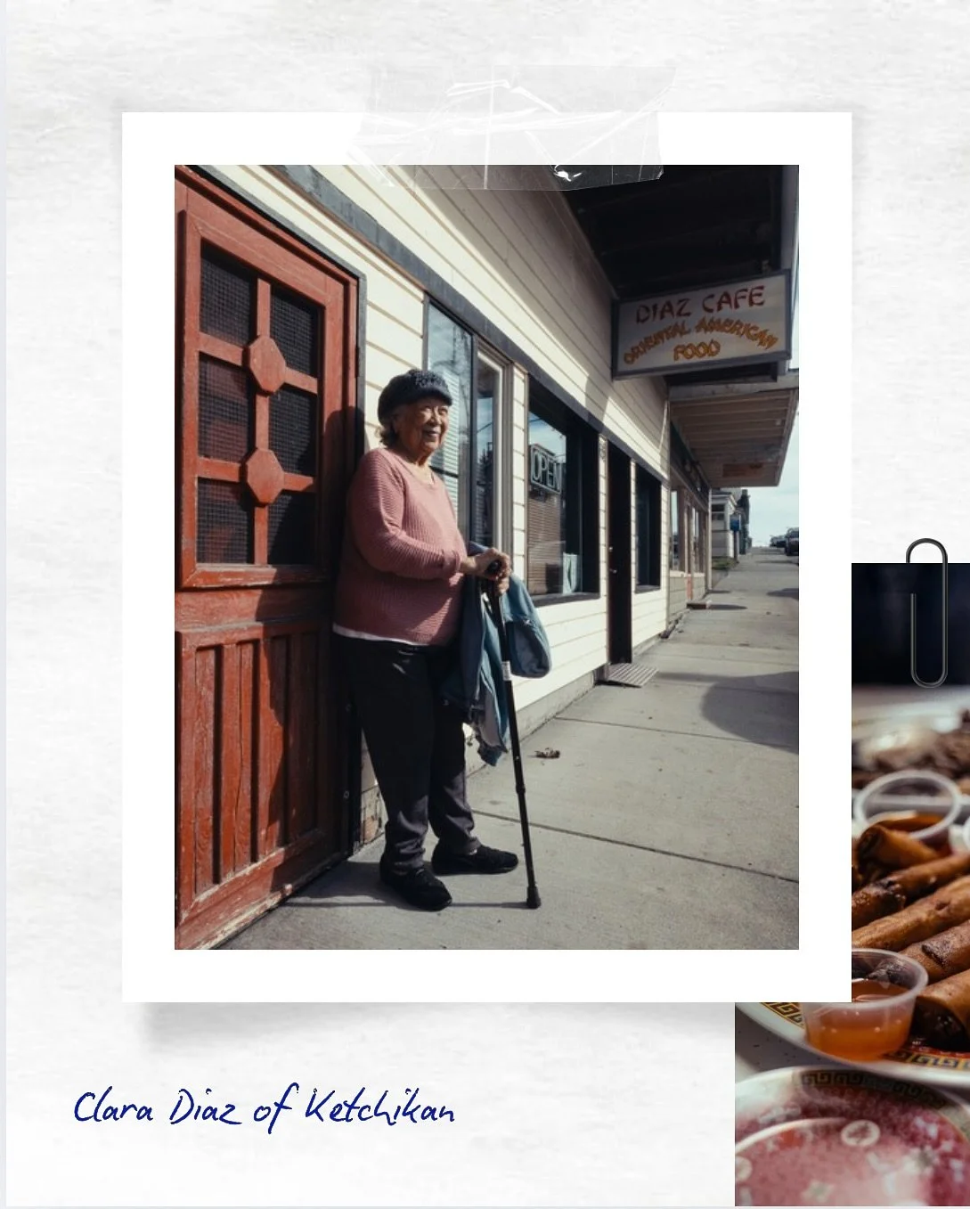 We&rsquo;re excited to share what we&rsquo;ve been working on since our first exhibition! Here&rsquo;s a sneak peek into one of the stories we were honored to capture late last year on our trip to Ketchikan.

Clara Diaz has been a central figure in K